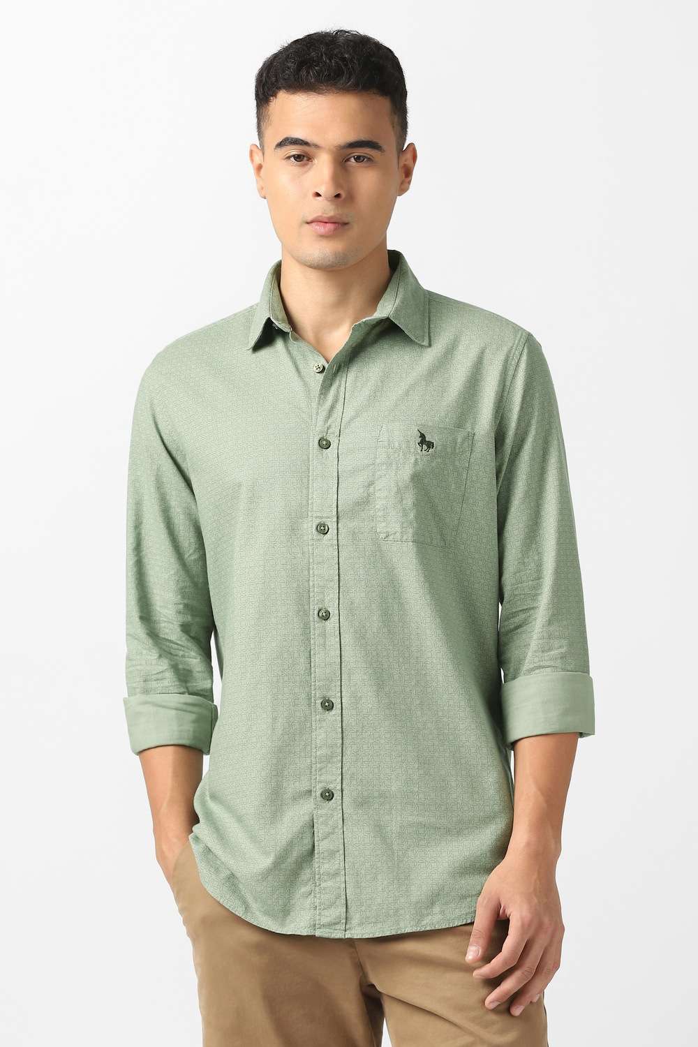 Printed-Cotton-Blend-Slim-Fit-Men-s-Casual-Shirt