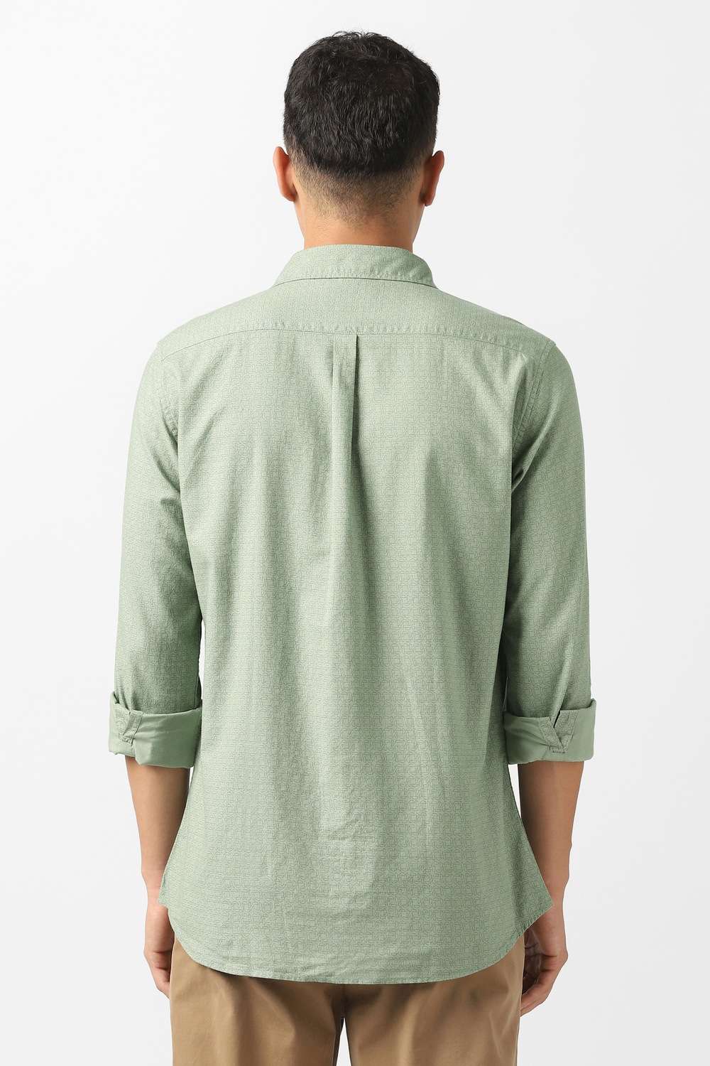 Printed-Cotton-Blend-Slim-Fit-Men-s-Casual-Shirt