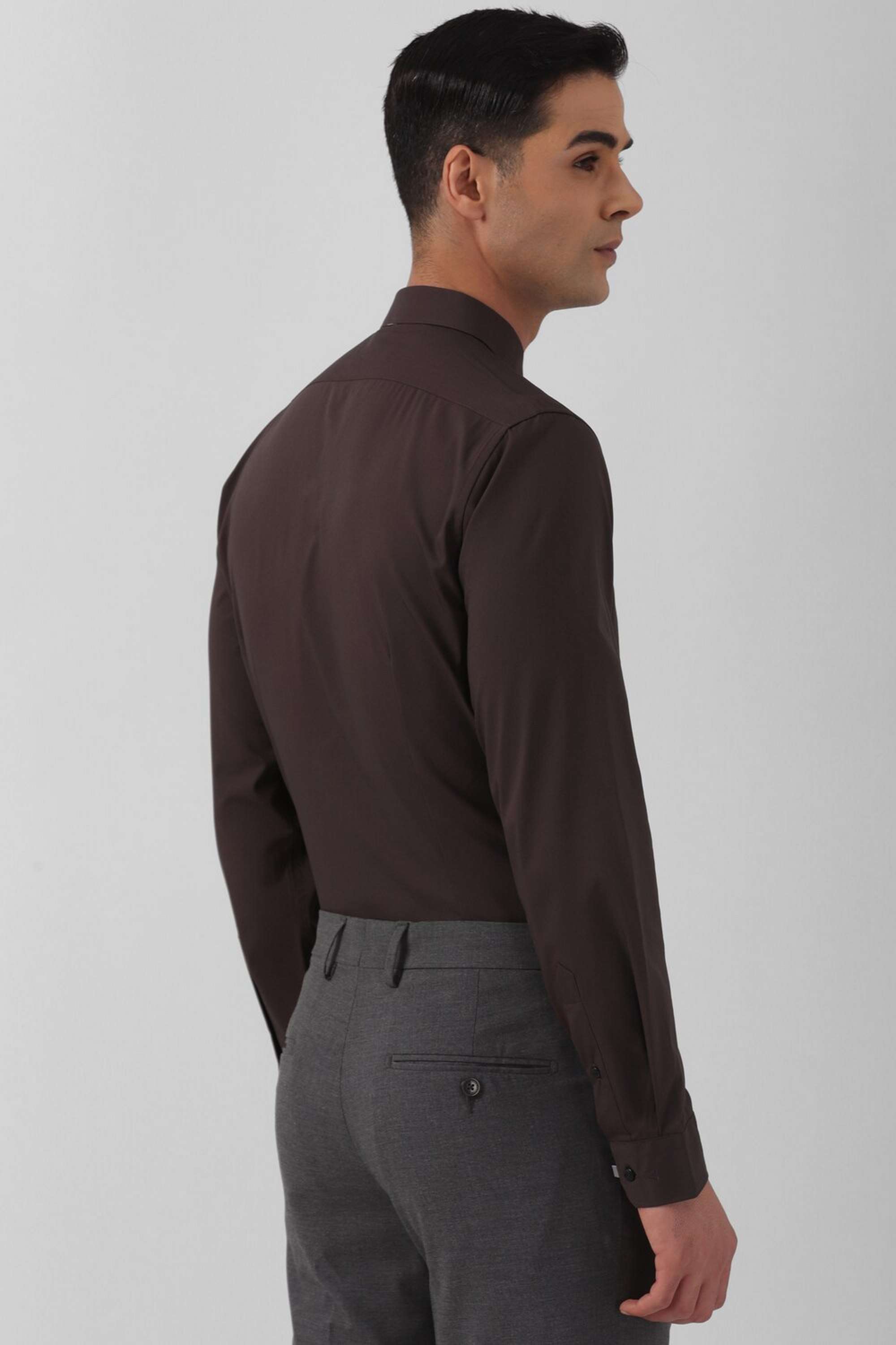 Solid-Polyester-Slim-Fit-Men-s-Formal-Shirt