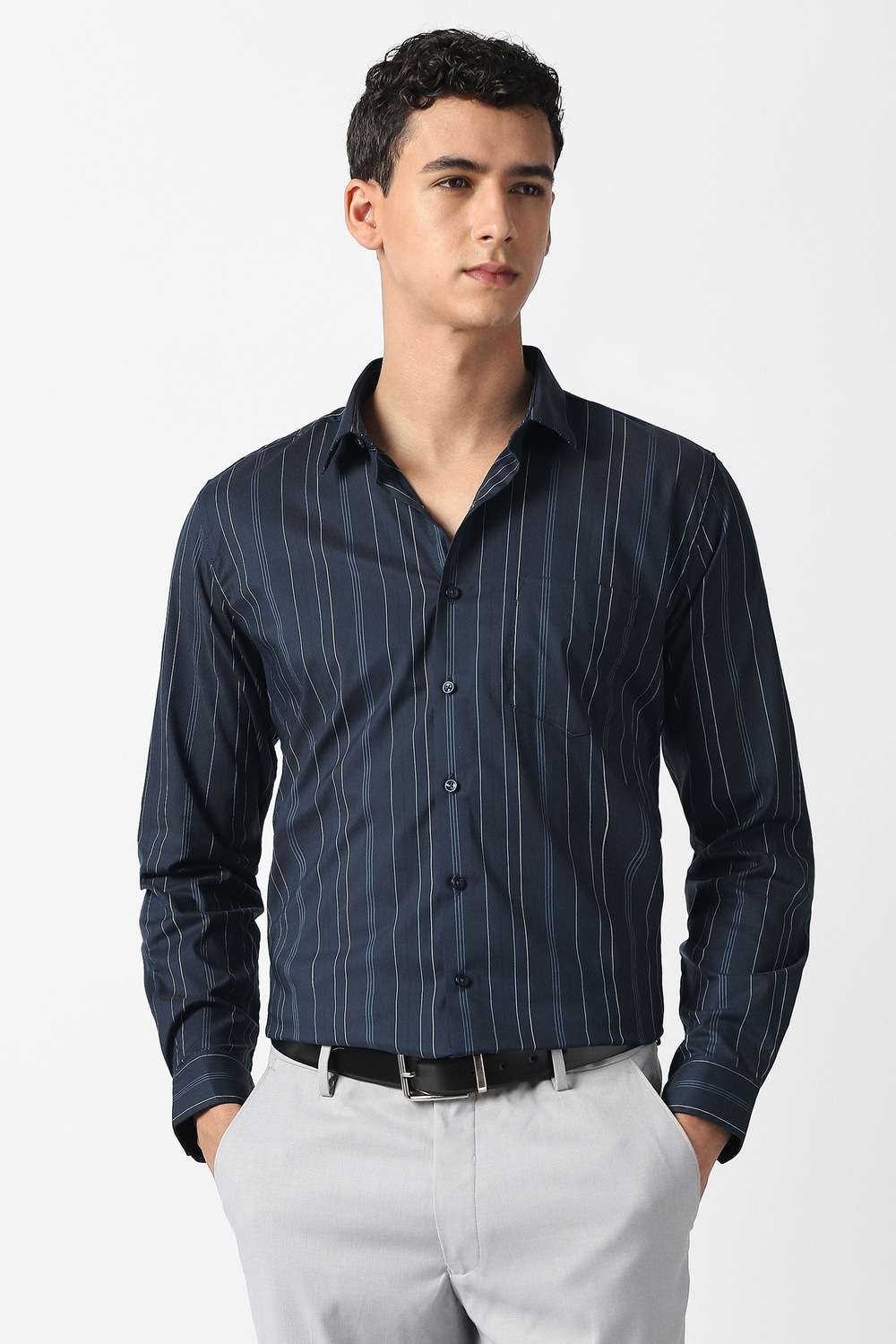 Stripes-Cotton-Blend-Slim-Fit-Men-s-Formal-Shirt