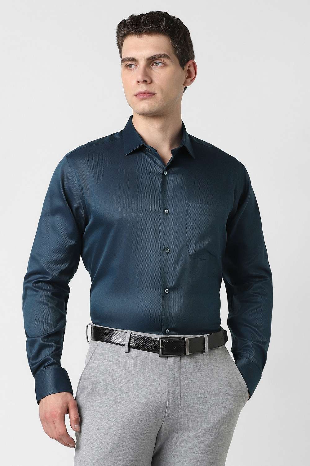 Textured-Cotton-Regular-Fit-Men-s-Formal-Wear-Shirt