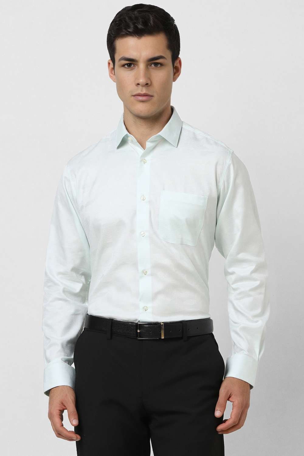 Textured-Cotton-Regular-Fit-Men-s-Formal-Wear-Shirt