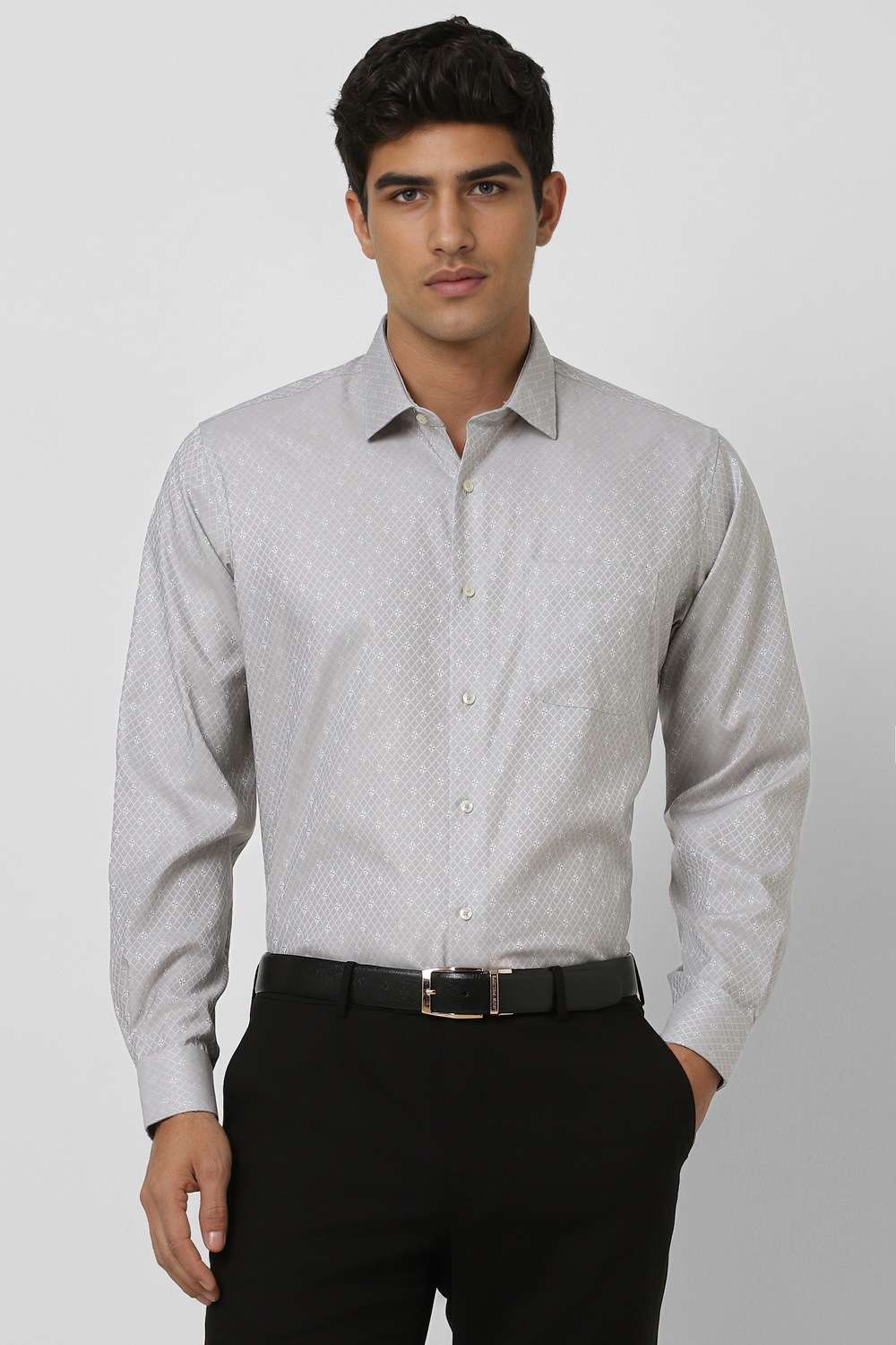 Checks-Cotton-Regular-Fit-Men-s-Formal-Wear-Shirt