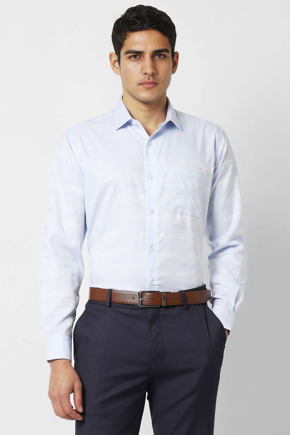 Solid-100--Cotton-Regular-Fit-Men-s-Formal-Shirt