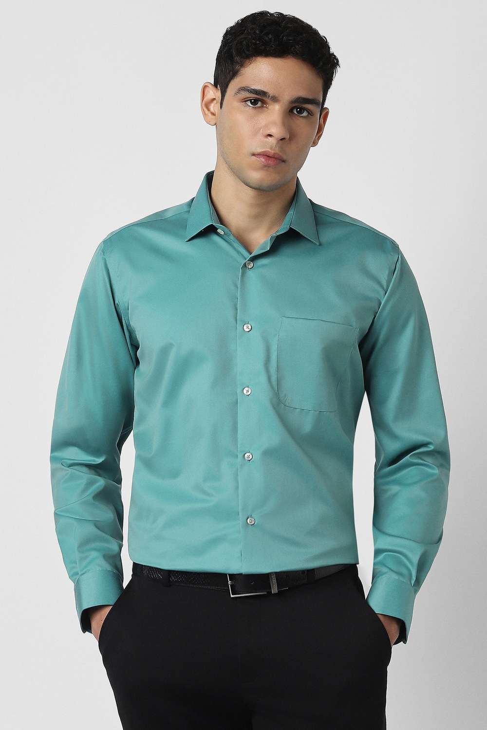 Solid-Cotton-Regular-Fit-Men-s-Formal-Wear-Shirt