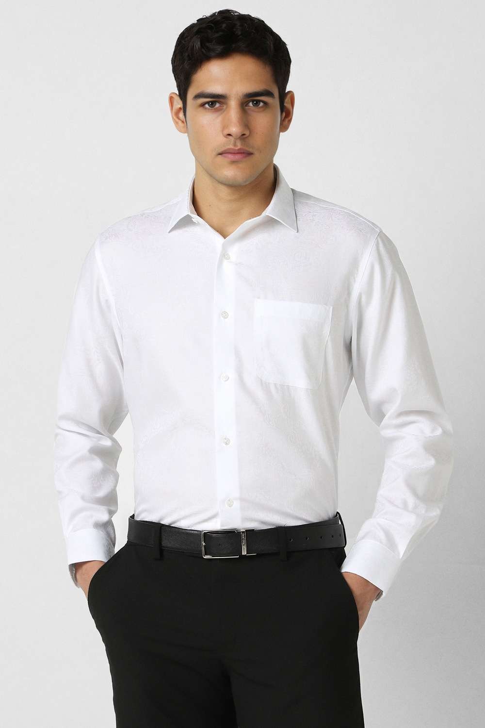 Textured-Cotton-Regular-Fit-Men-s-Formal-Wear-Shirt