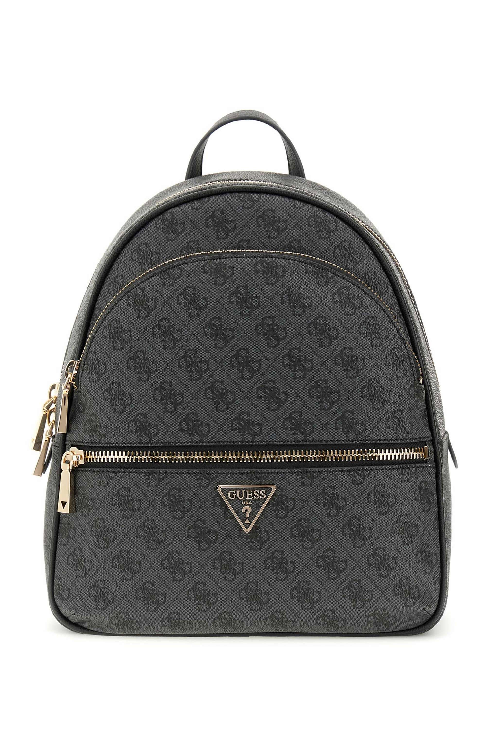 Zipper-PU-Printed-Women-Backpack