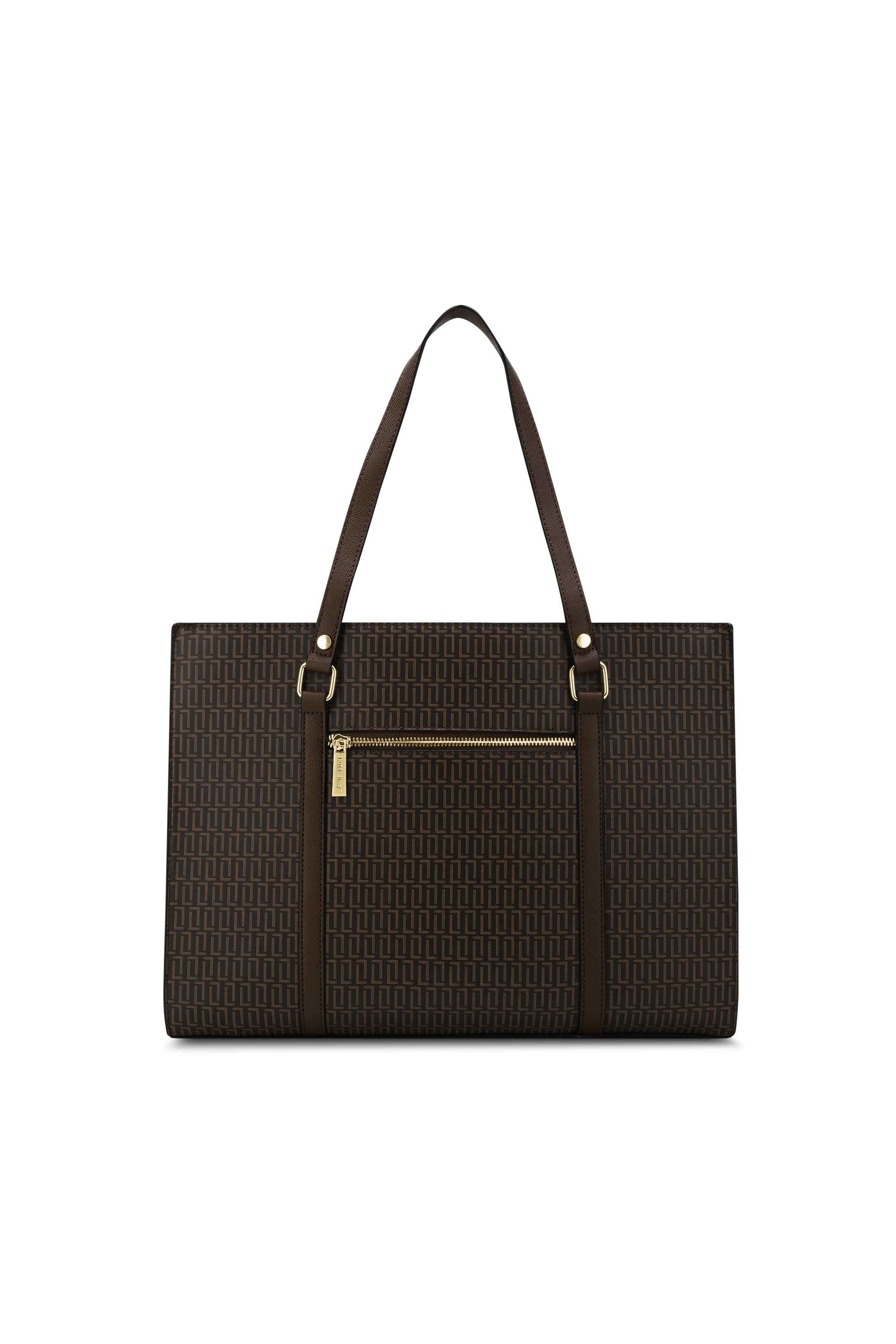 Zipper-Synthetic-Women-Casual-Wear-Tote-Bag