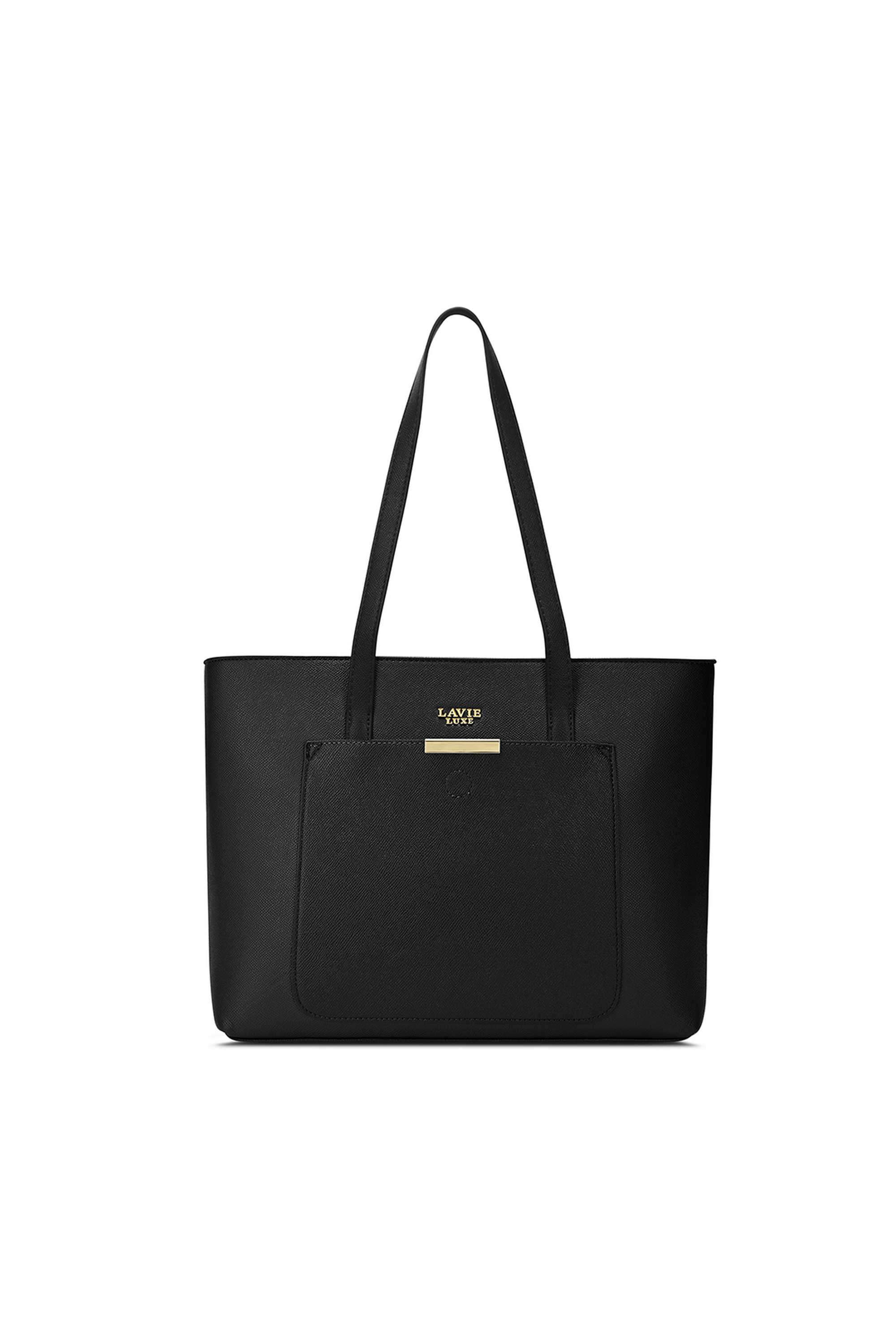 Zipper-Synthetic-Women-Casual-Wear-Tote-Bag
