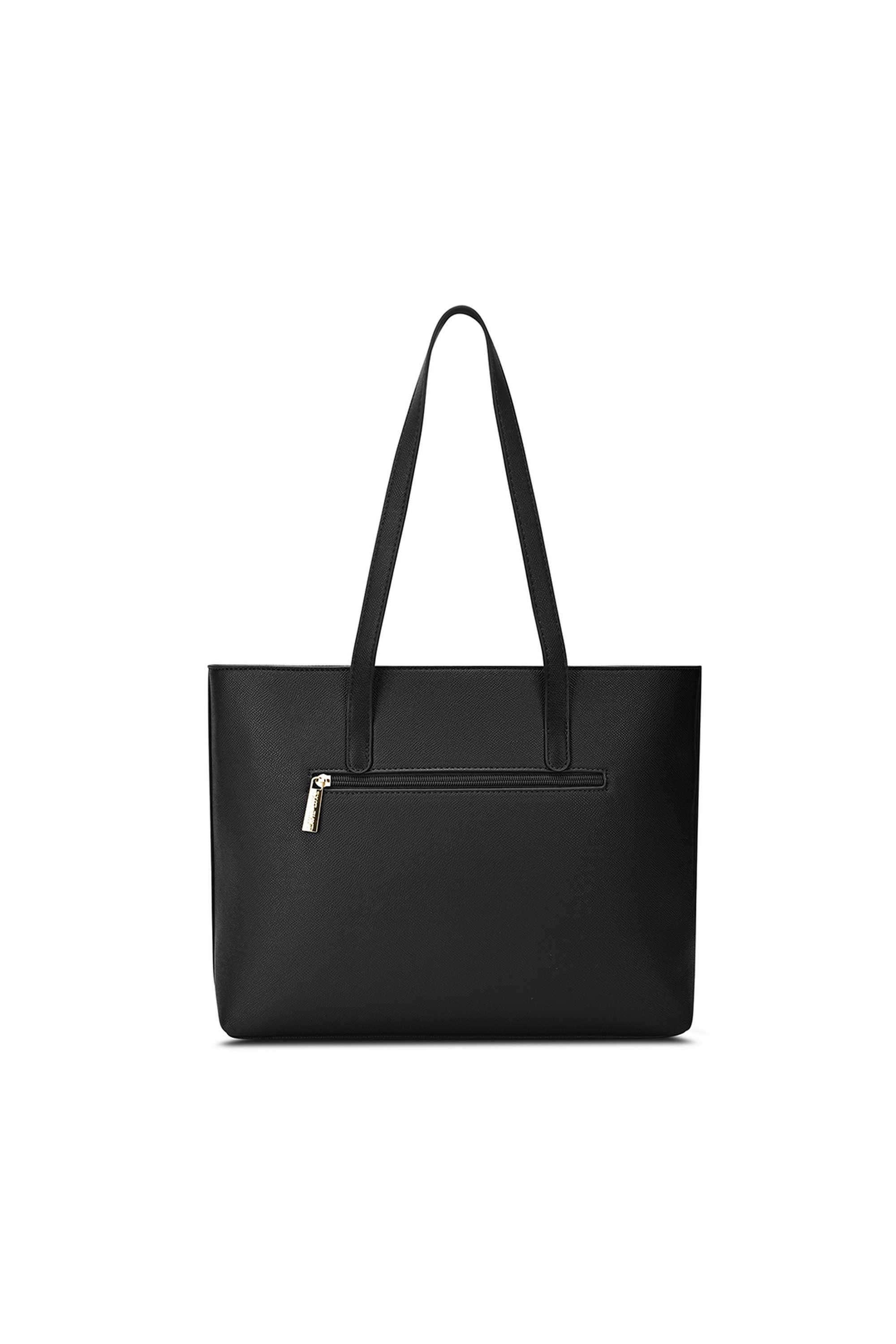 Zipper-Synthetic-Women-Casual-Wear-Tote-Bag