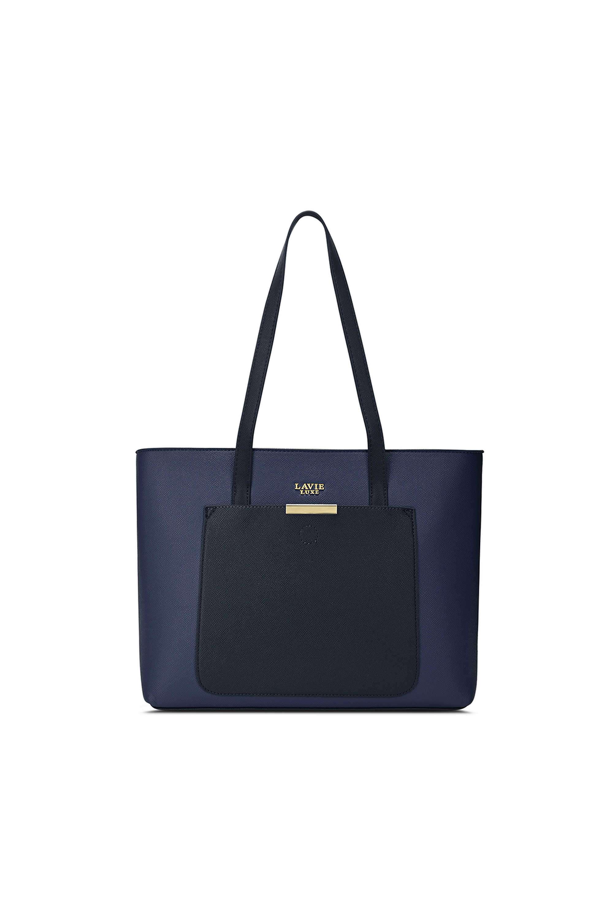 Zipper-Synthetic-Women-Casual-Wear-Tote-Bag