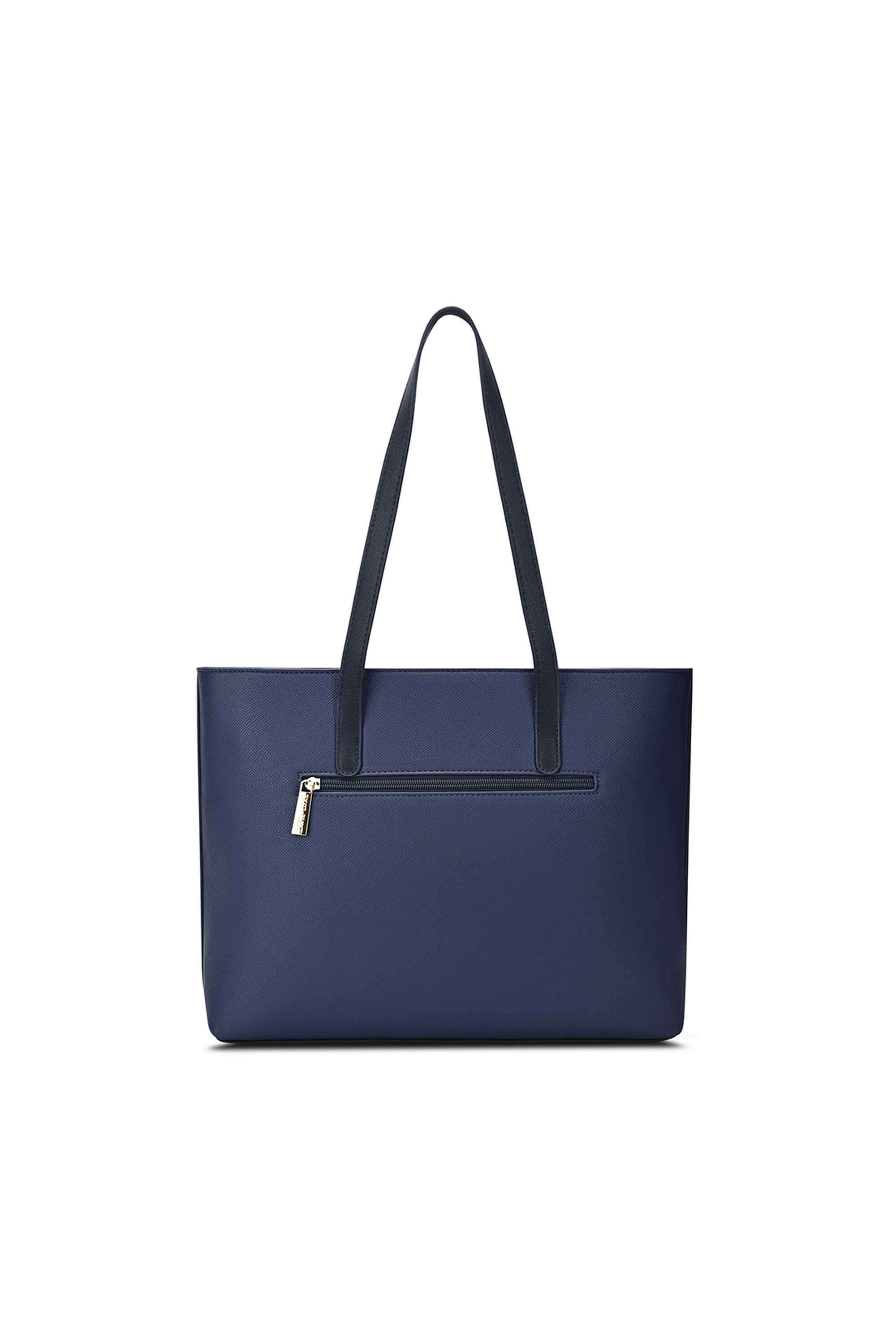 Zipper-Synthetic-Women-Casual-Wear-Tote-Bag