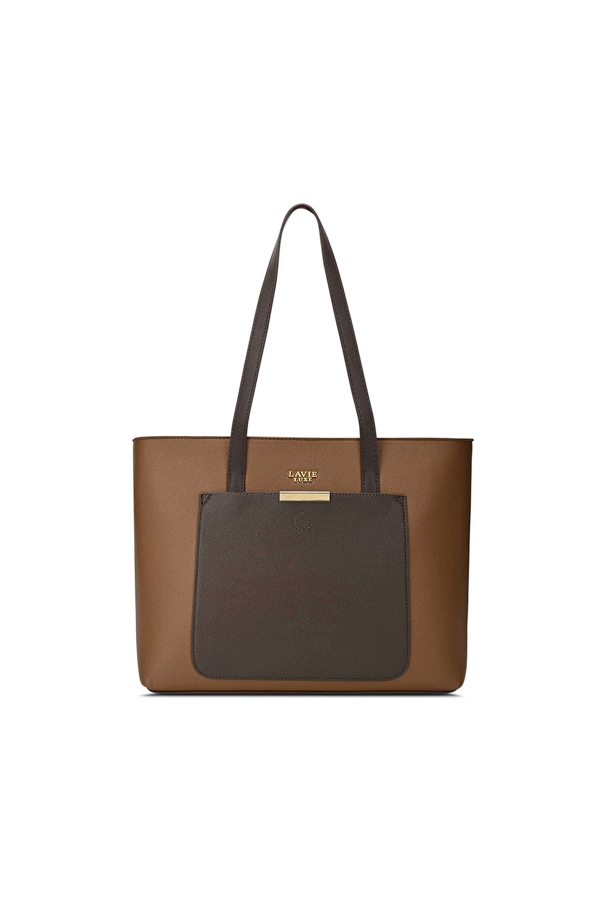 Zipper-Synthetic-Women-Casual-Wear-Tote-Bag