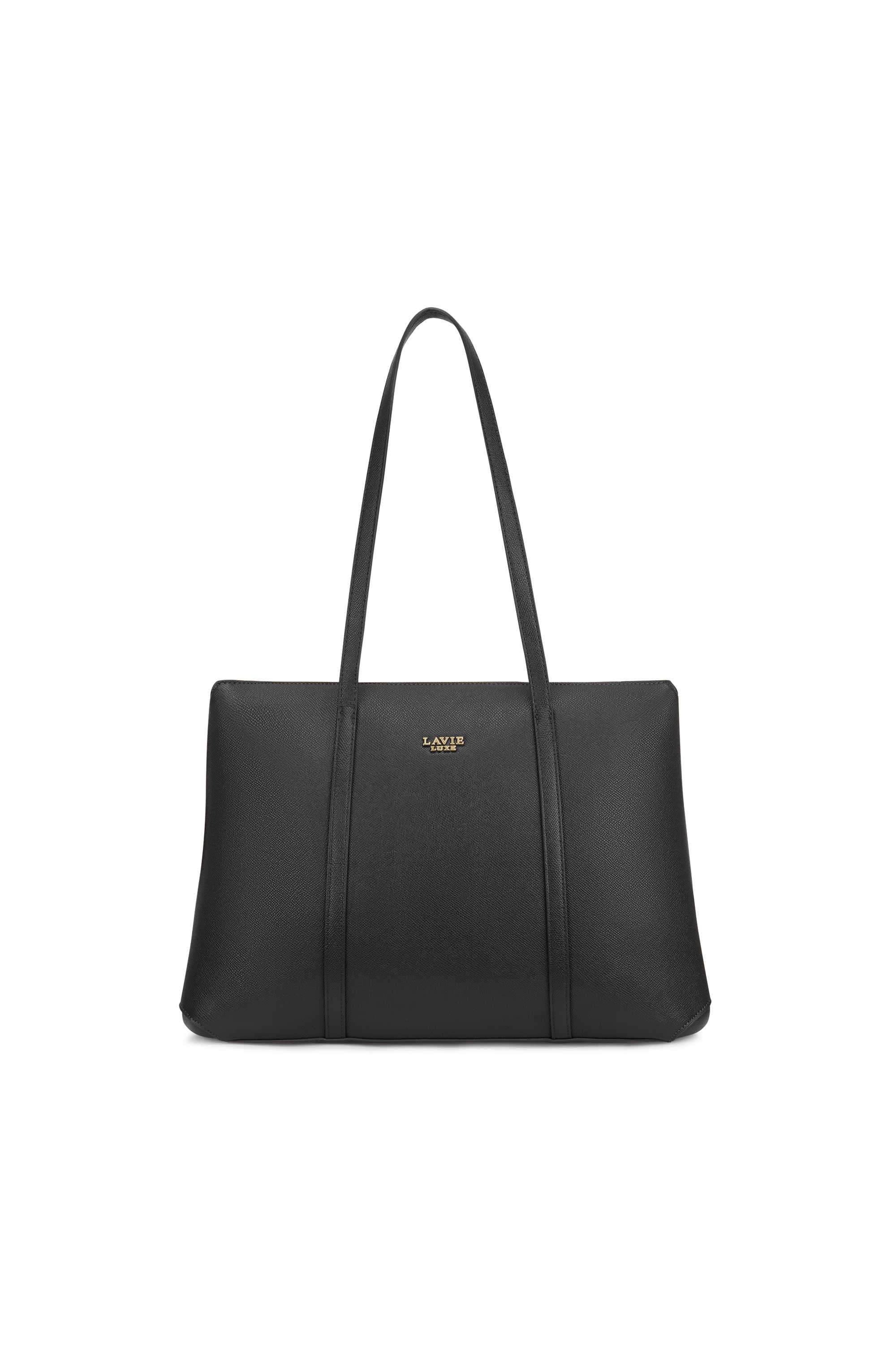Zipper-Synthetic-Women-Casual-Wear-Tote-Bag