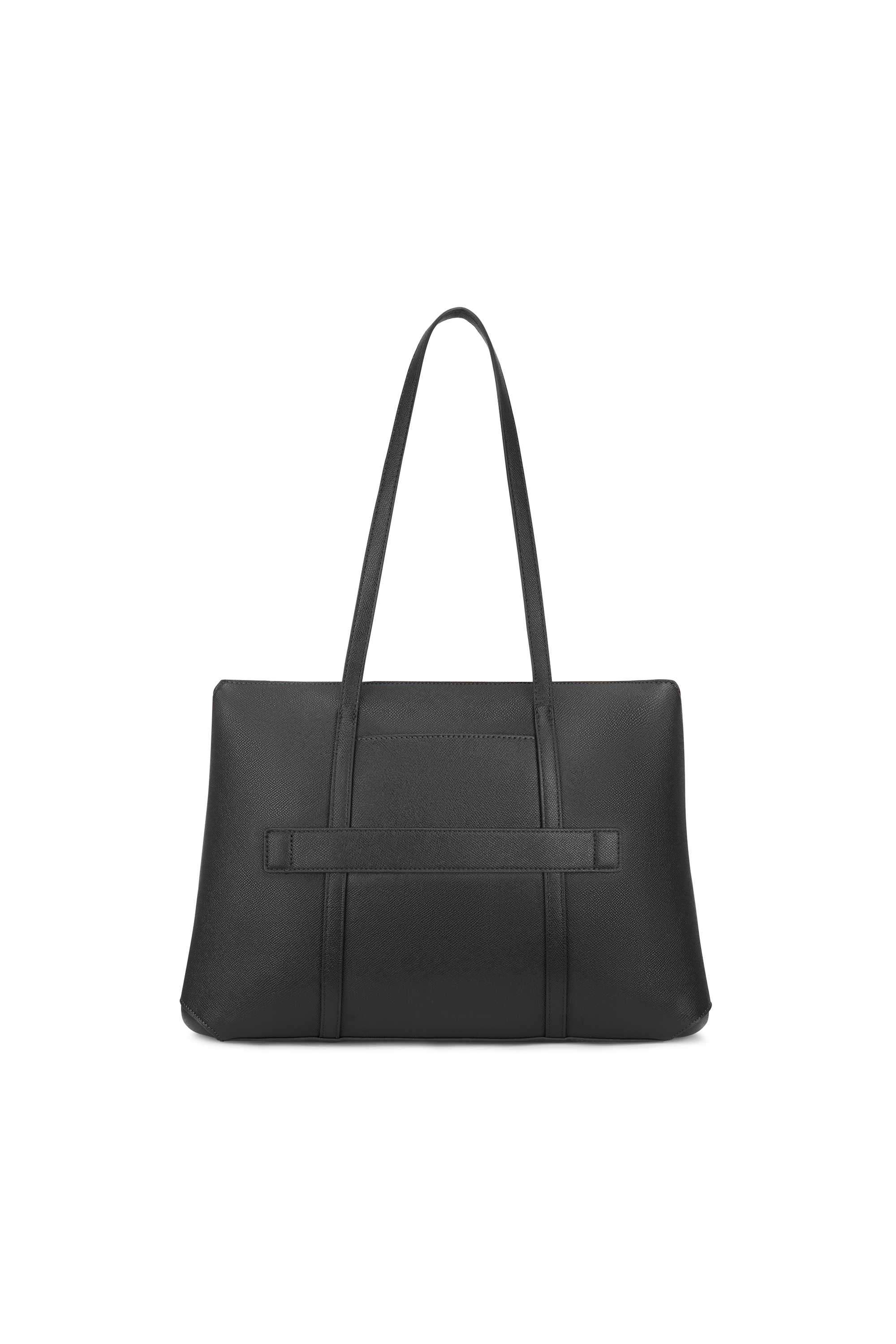 Zipper-Synthetic-Women-Casual-Wear-Tote-Bag