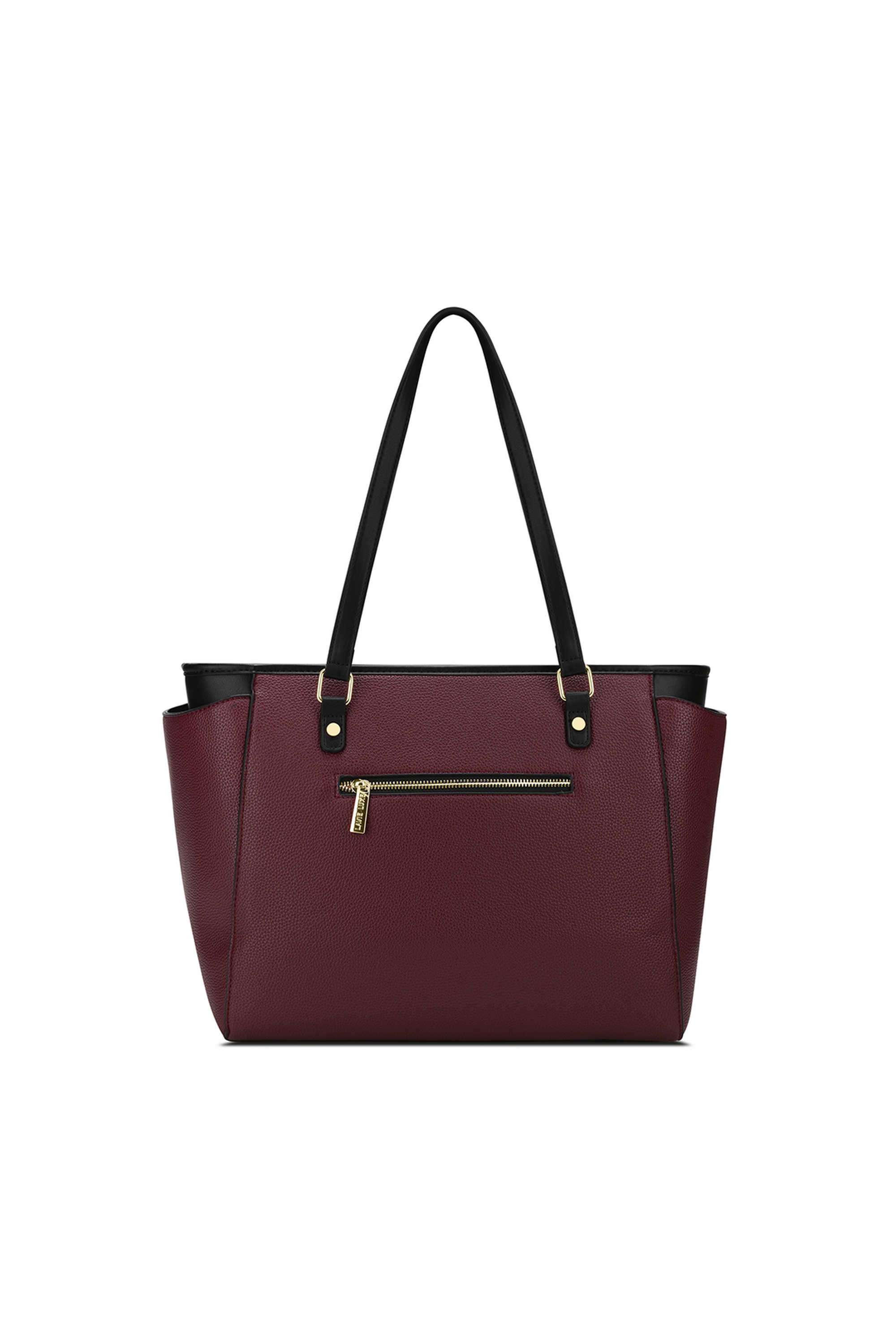 Snap-Button-Synthetic-Women-Casual-Wear-Tote-Bag