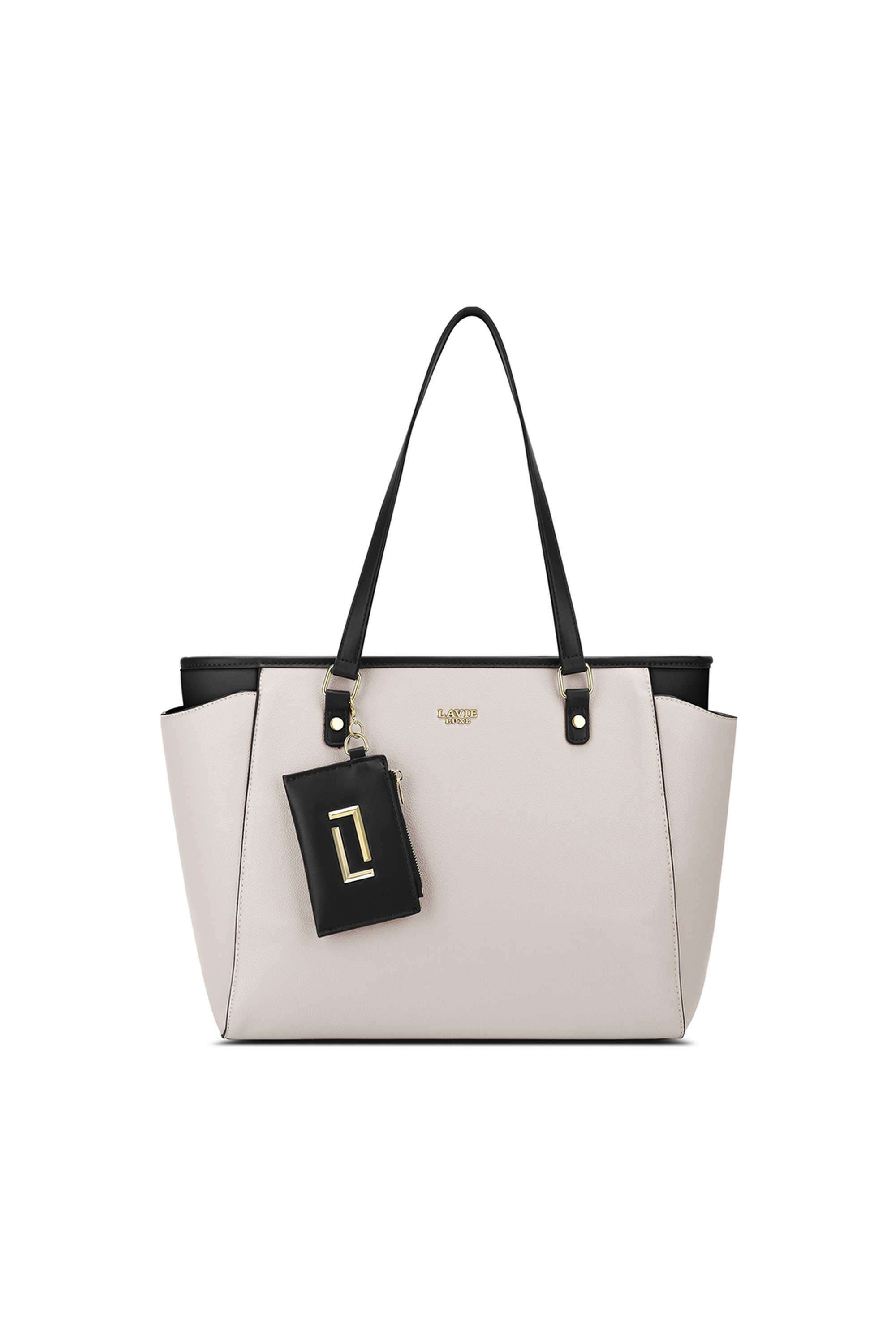Zipper-Synthetic-Women-Casual-Wear-Tote-Bag