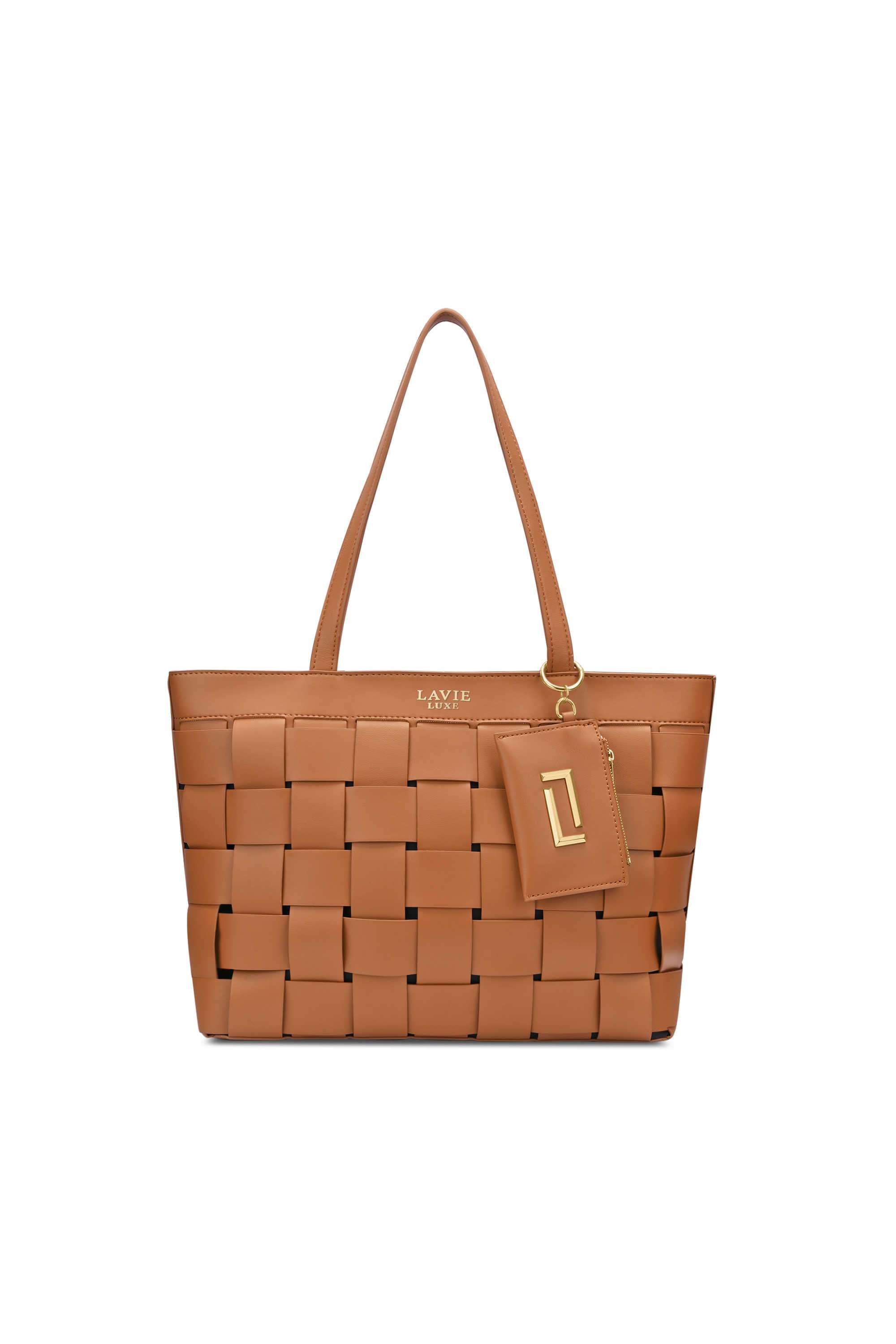 Zipper-Synthetic-Women-Casual-Wear-Tote-Bag