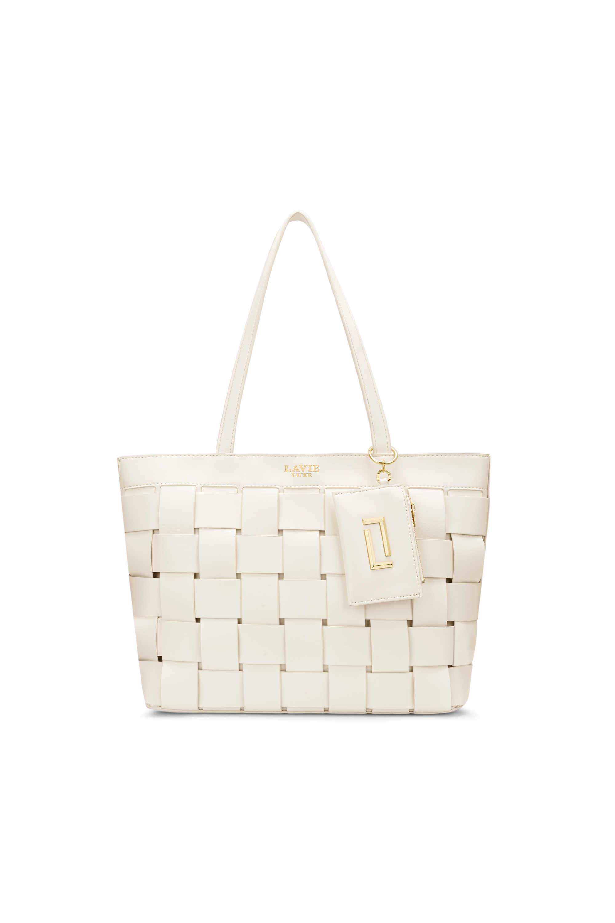 Zipper-Synthetic-Women-Casual-Wear-Tote-Bag