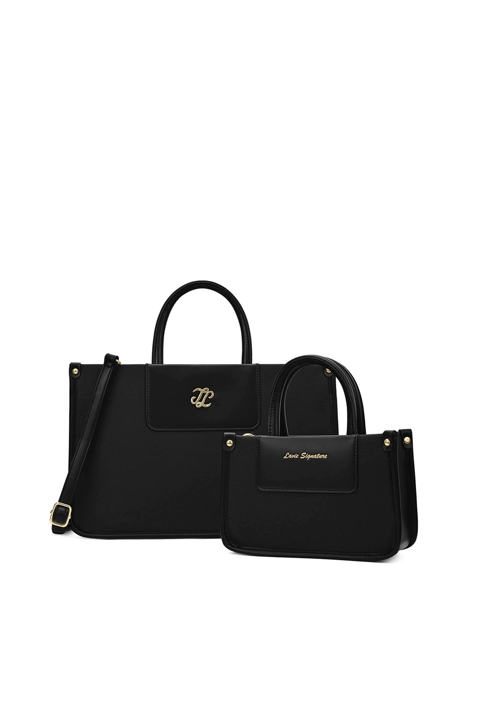 Zipper-Synthetic-Women-Casual-Wear-Tote-Bag