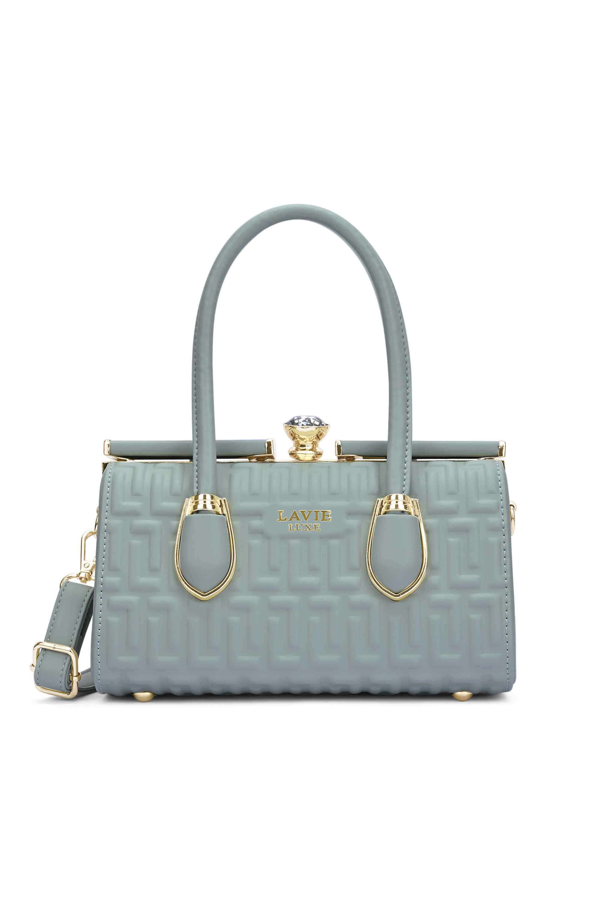 Twisted-Clasp-Synthetic-Women-Party-Wear-Satchel