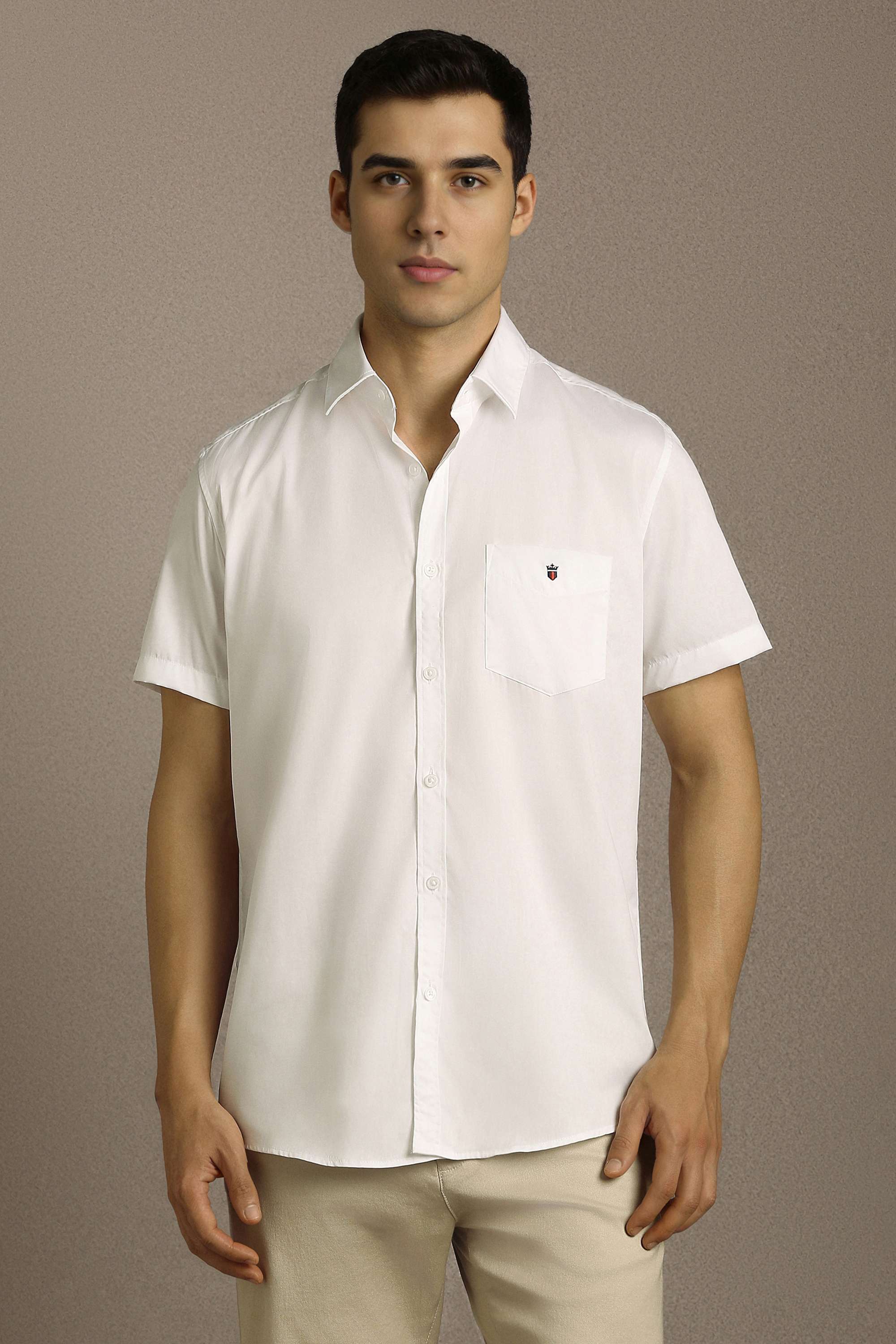 Solid-Cotton-Slim-Fit-Men-s-Casual-Shirt