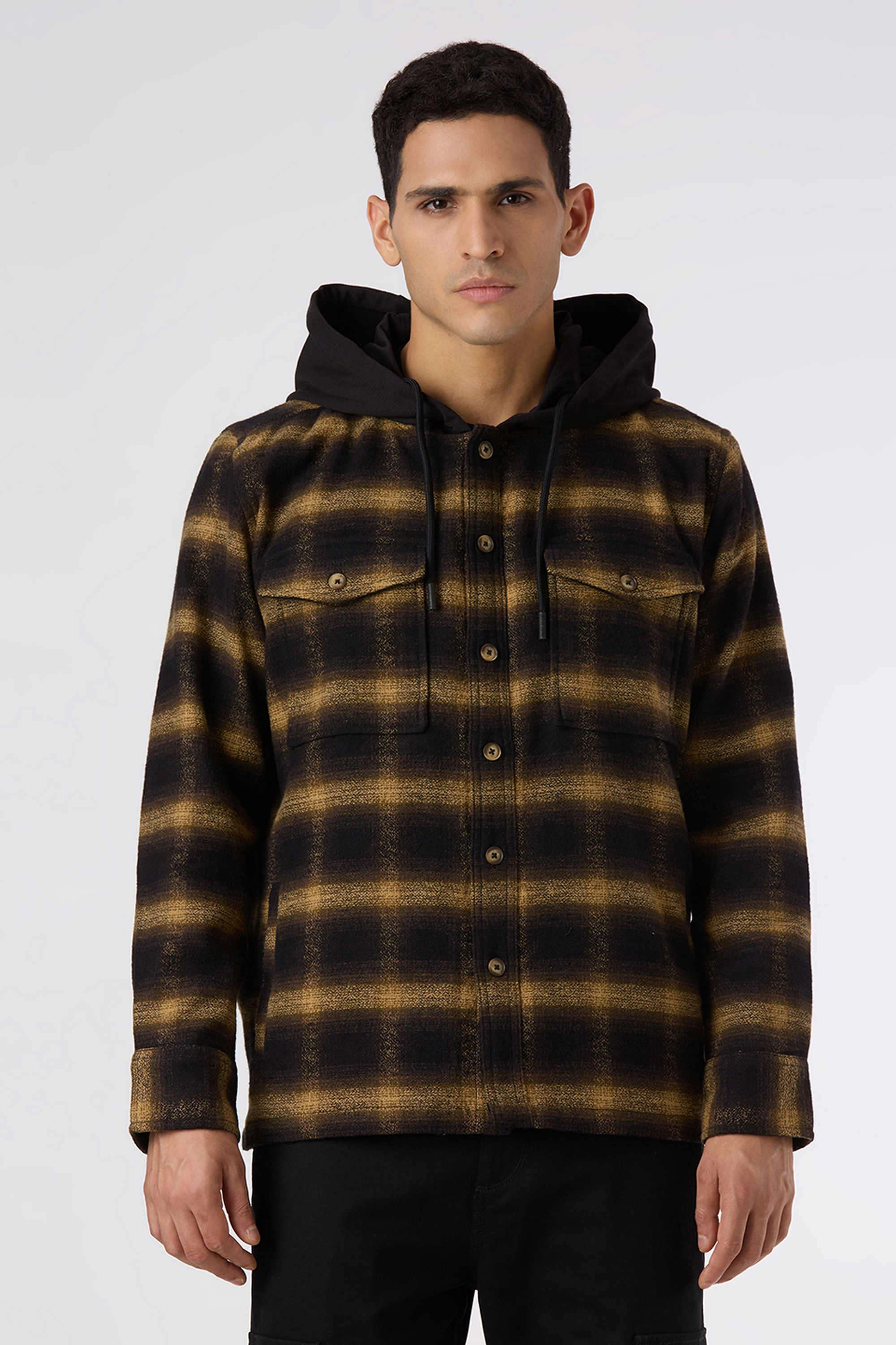 Checks-Cotton-Relaxed-Fit-Men-Casual-Shirt