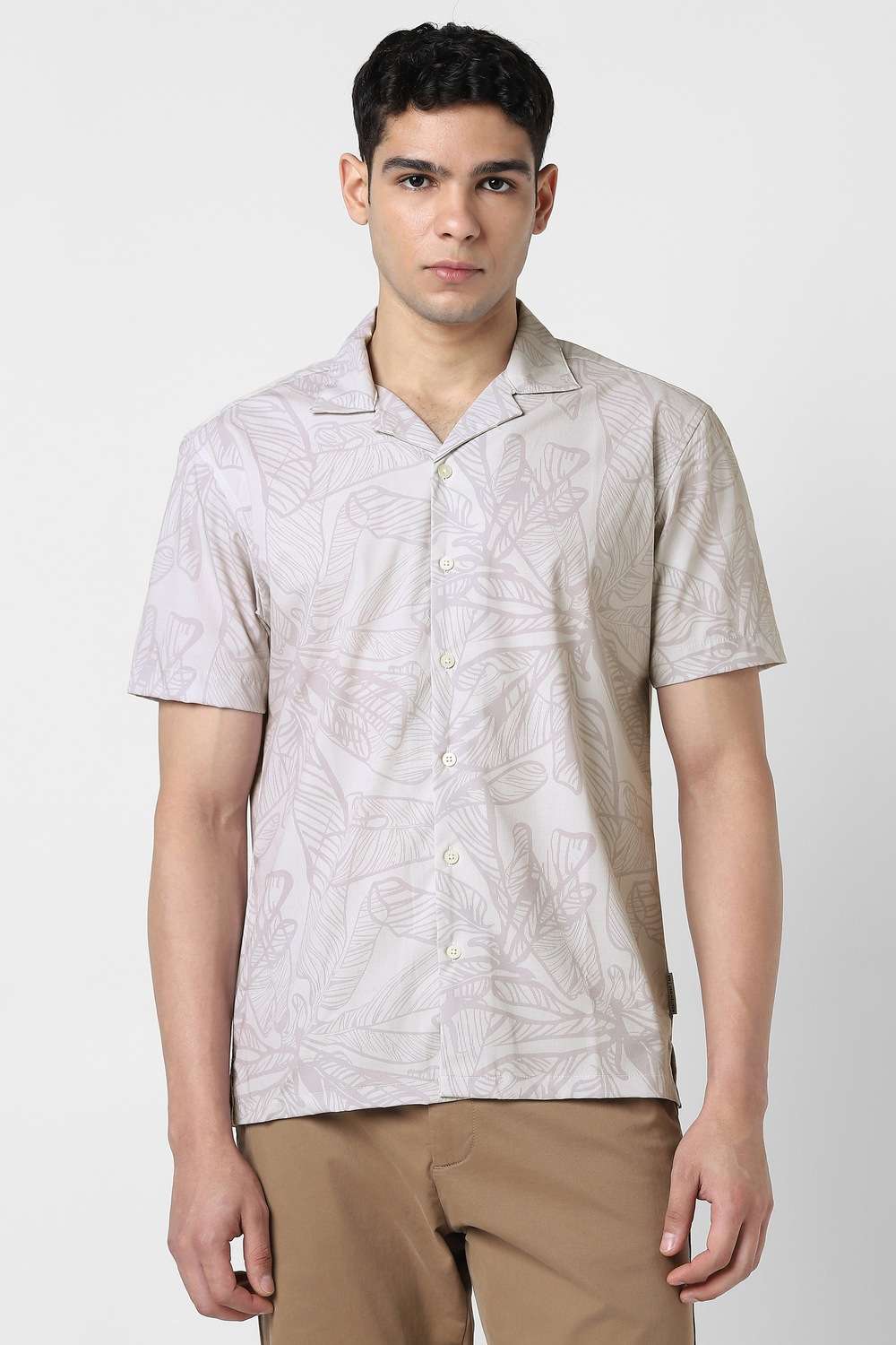 Printed-Blended-Fabric-Relaxed-Fit-Men-s-Casual-Shirt