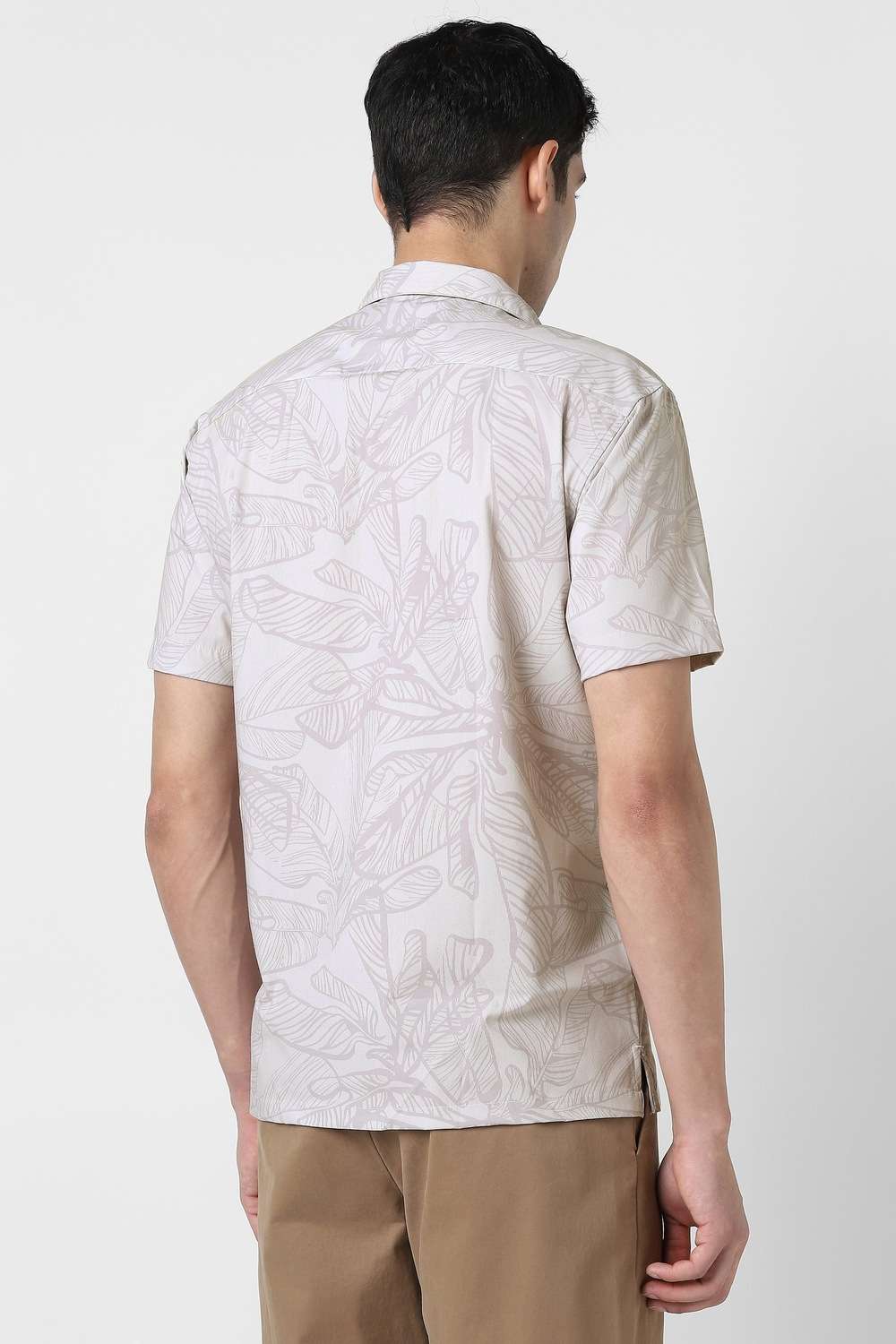 Printed-Blended-Fabric-Relaxed-Fit-Men-s-Casual-Shirt