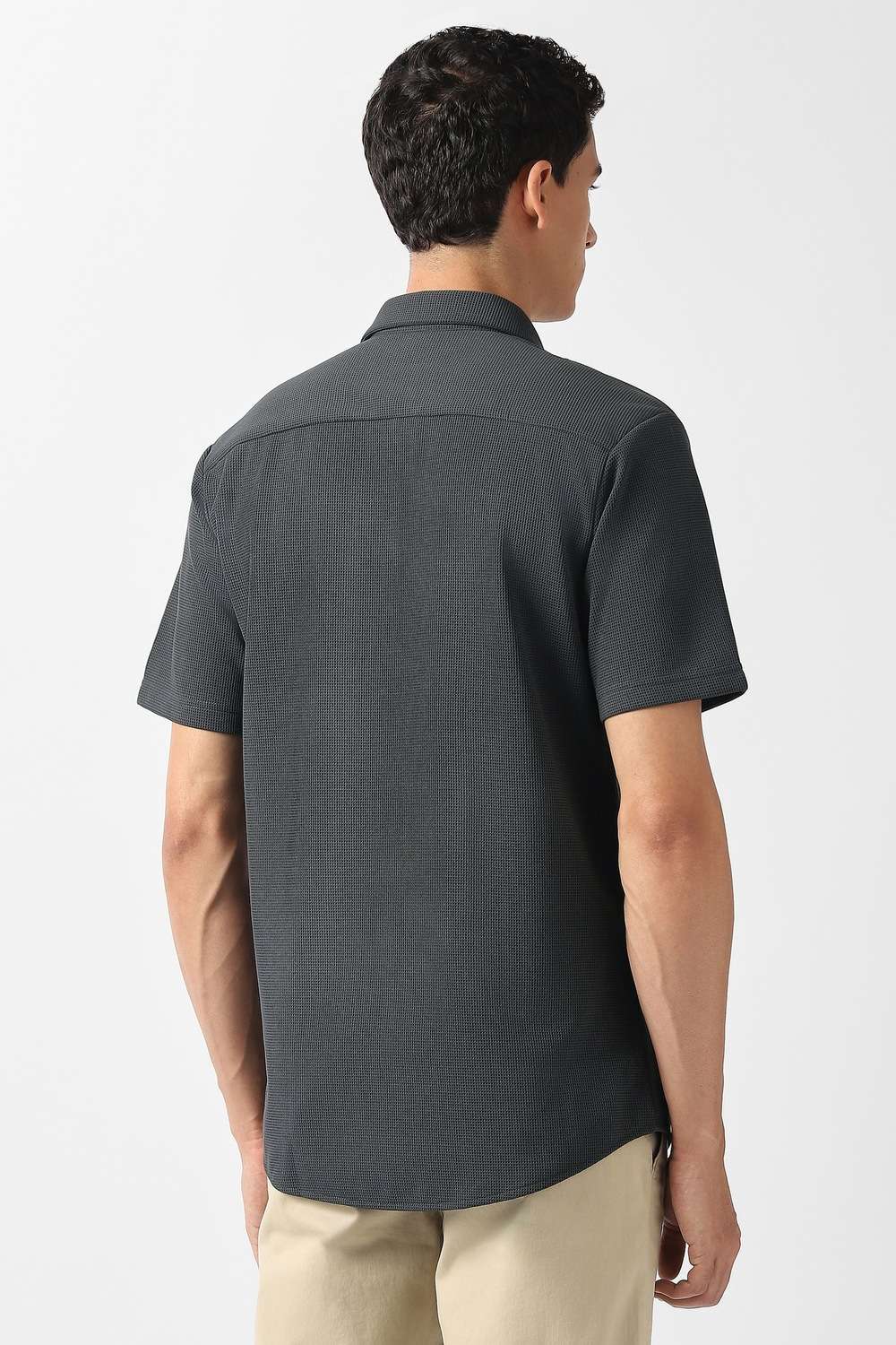 Solid-Cotton-Slim-Fit-Men-s-Casual-Shirt