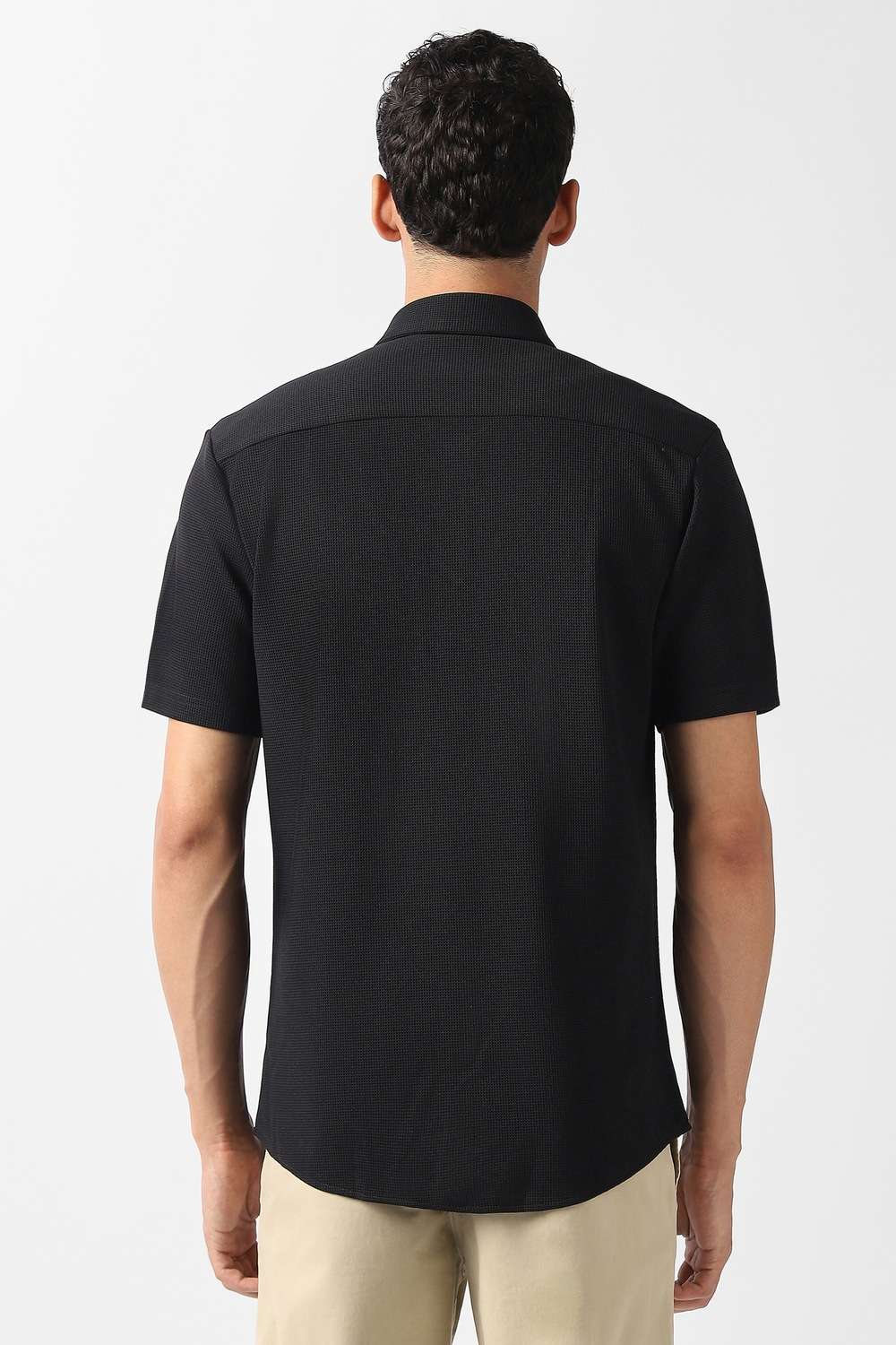Solid-Cotton-Slim-Fit-Men-s-Casual-Shirt