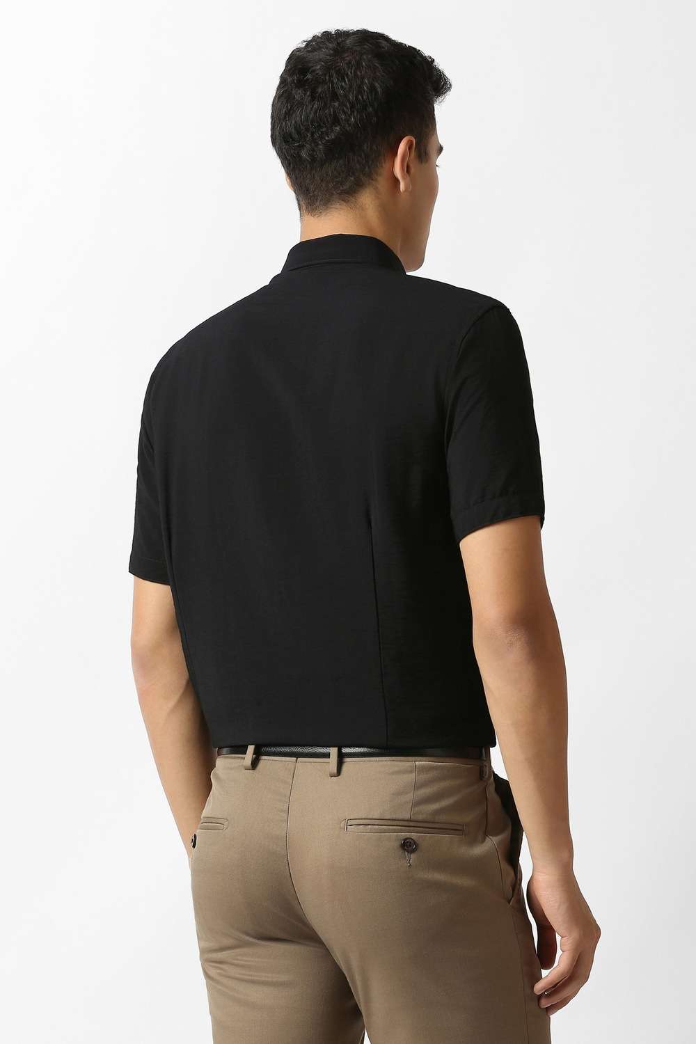 Solid-Rayon-Slim-Fit-Men-s-Casual-Shirt