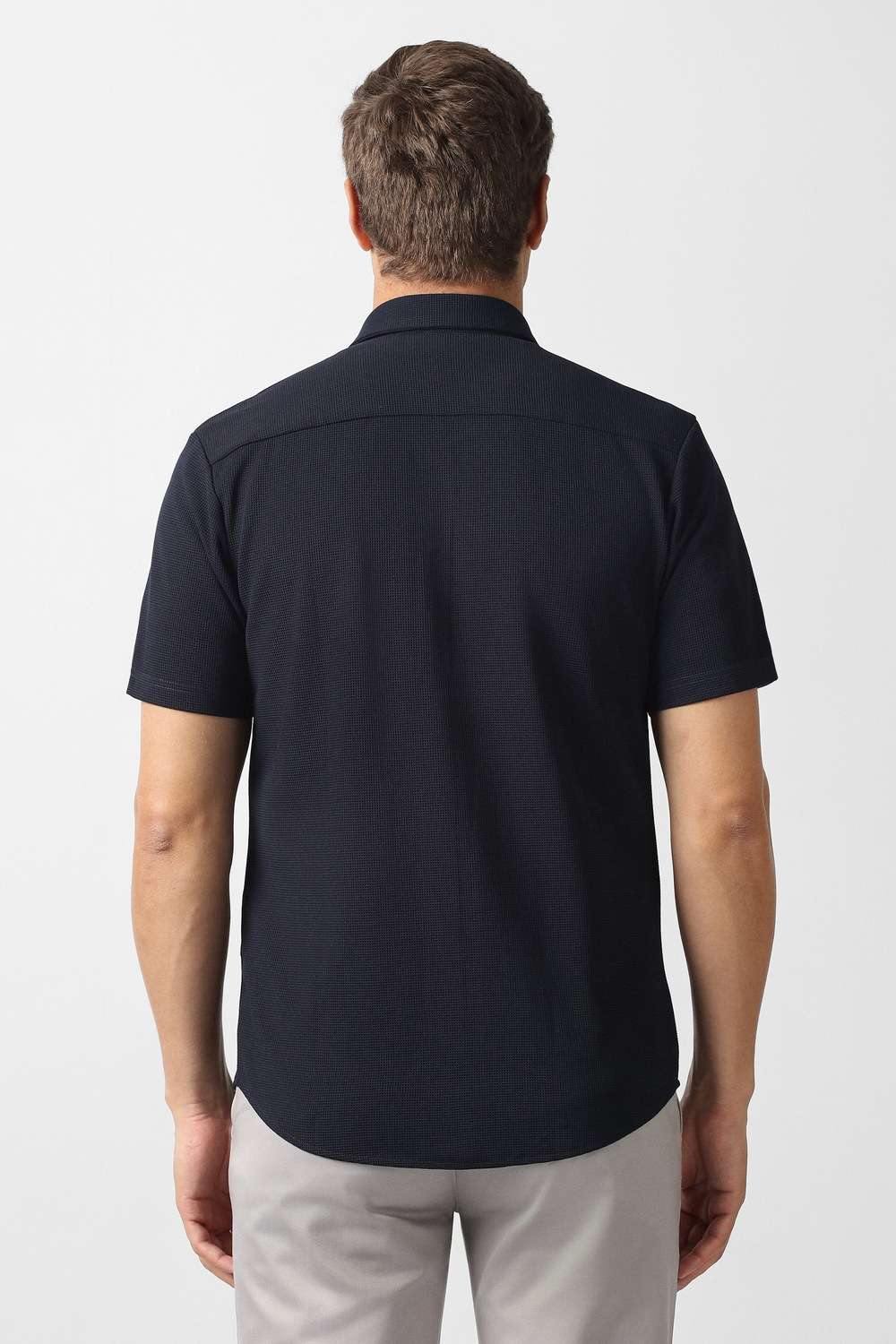 Solid-Cotton-Slim-Fit-Men-Casual-Wear-Shirt