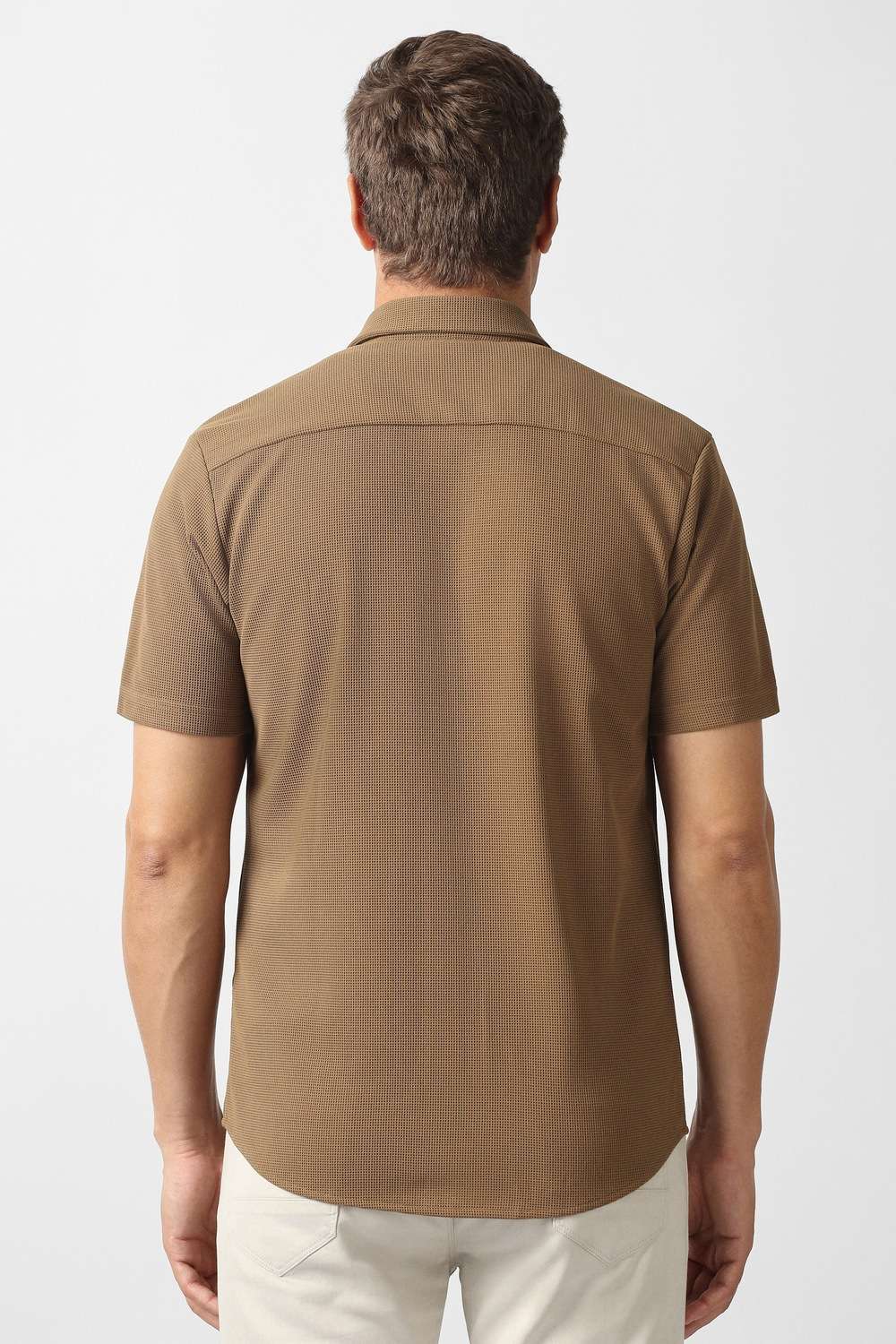 Solid-Cotton-Slim-Fit-Men-Casual-Wear-Shirt