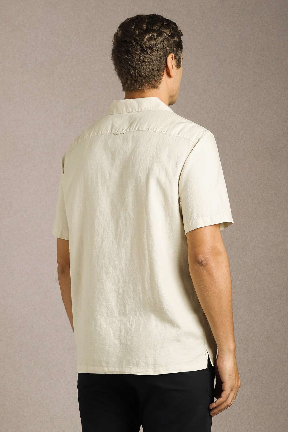 Solid-Cotton-Linen-Blend-Slim-Fit-Men-s-Casual-Shirt