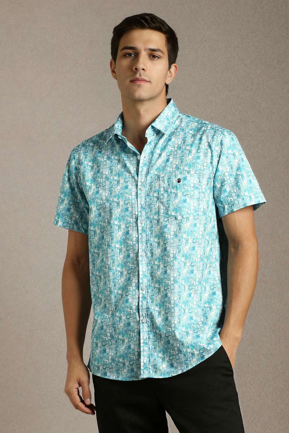 Printed-Cotton-Slim-Fit-Men-s-Casual-Shirt