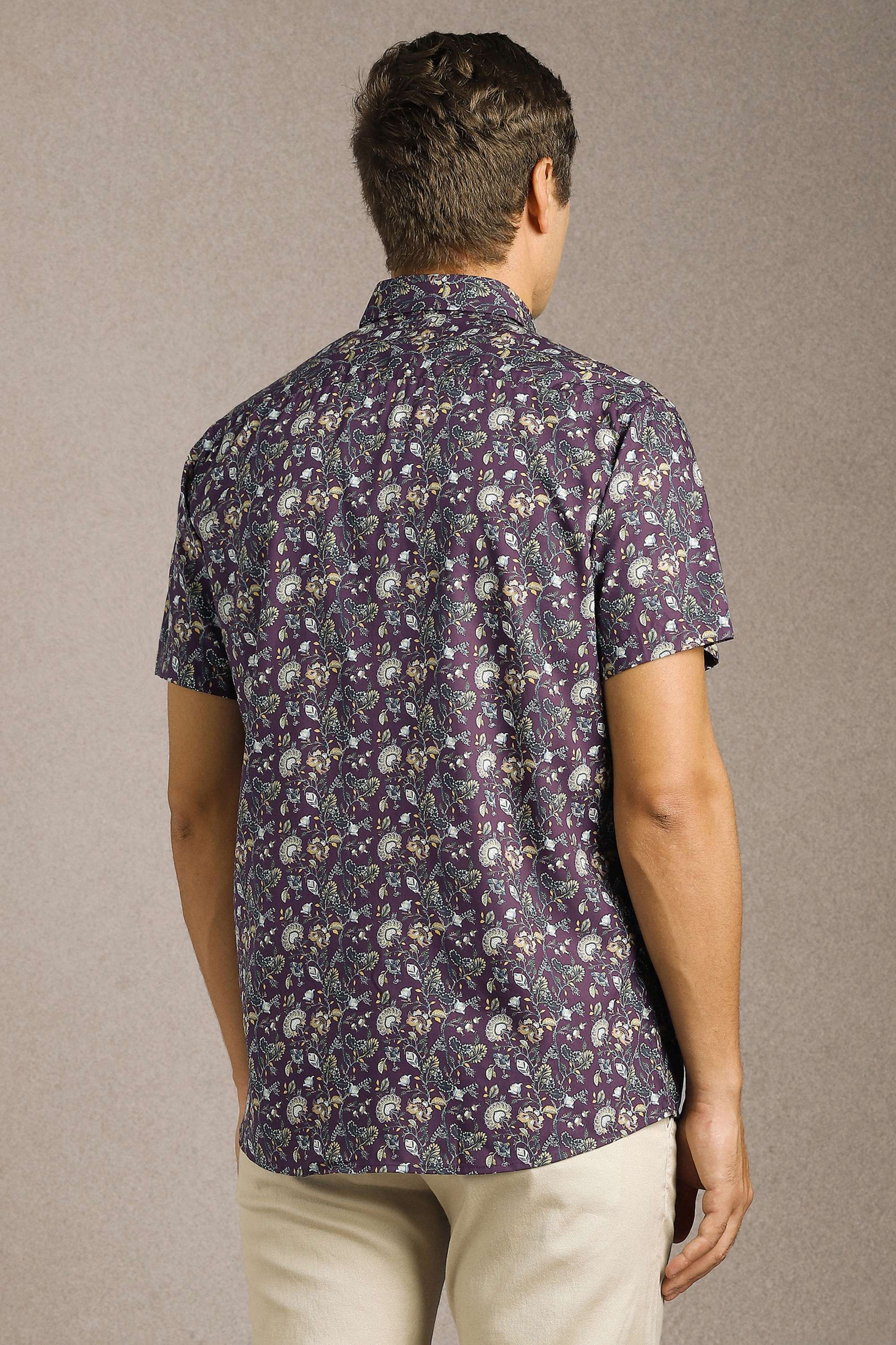 Printed-Cotton-Blend-Slim-Fit-Men-s-Casual-Shirt