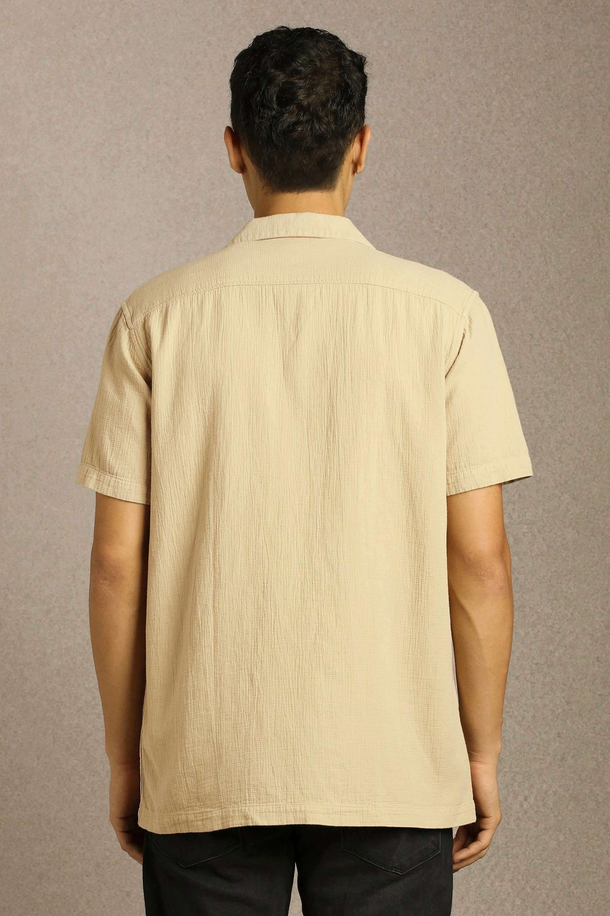 Solid-Cotton-Slim-Fit-Men-s-Casual-Shirt