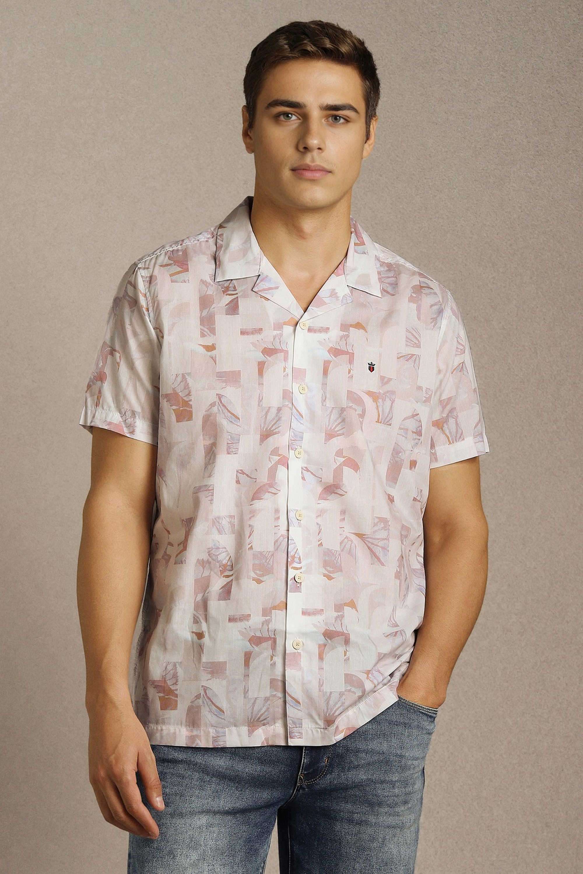 Printed-Cotton-Slim-Fit-Men-Casual-Wear-Shirt