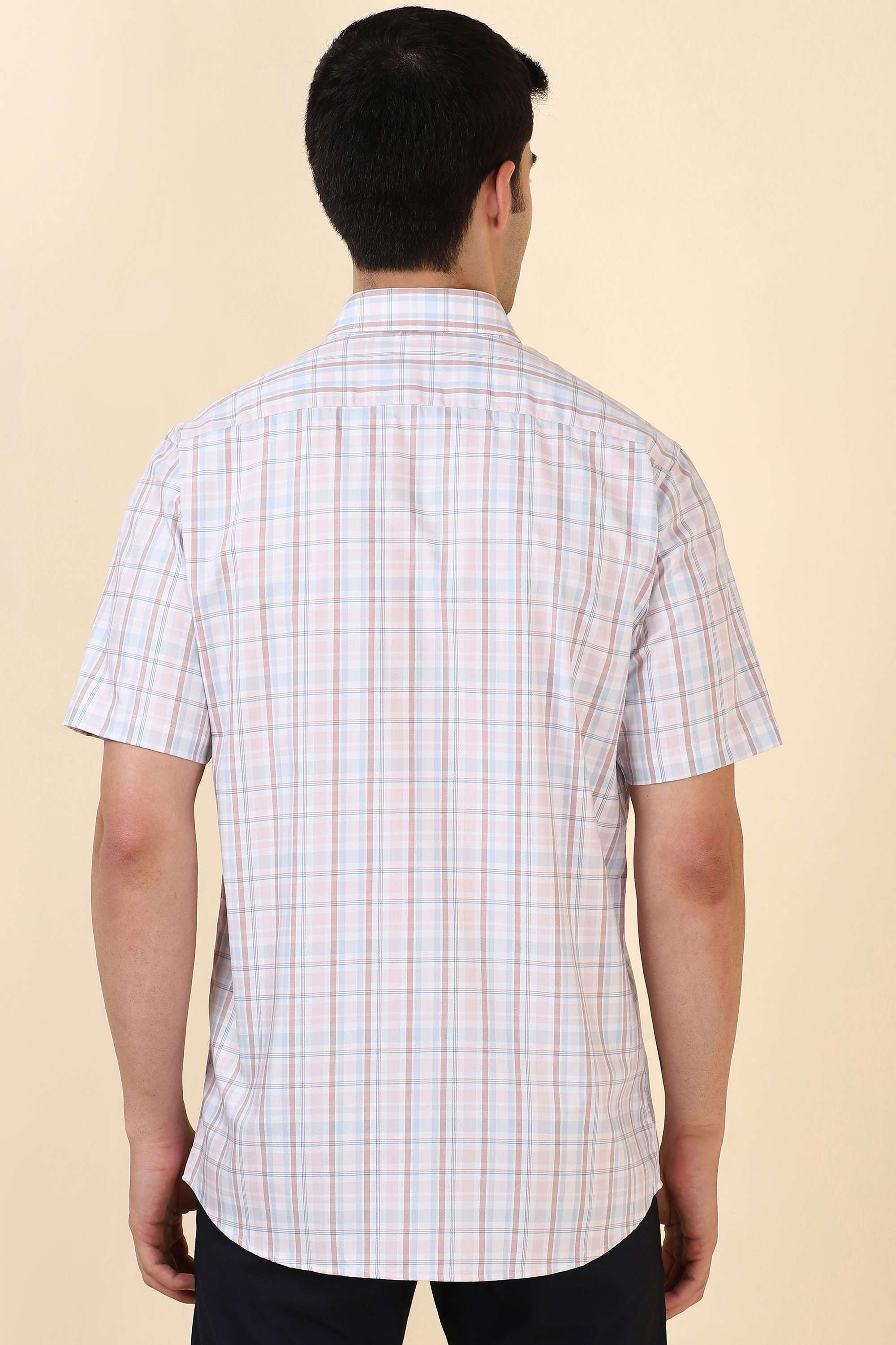 Checks-Cotton-Men-Formal-Wear-Shirt