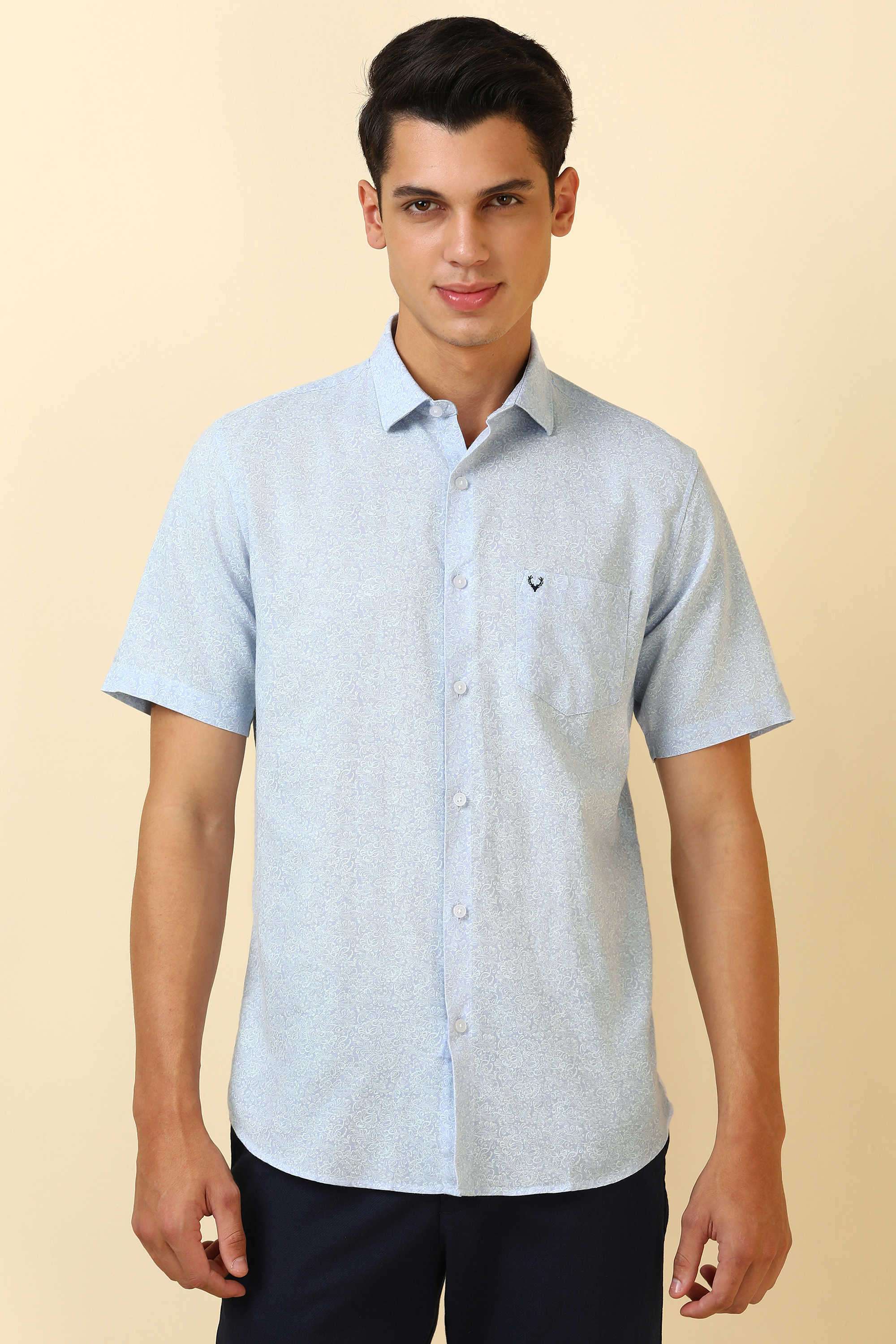 Printed-Cotton-Linen-Blend-Regular-Fit-Men-s-Formal-Shirt