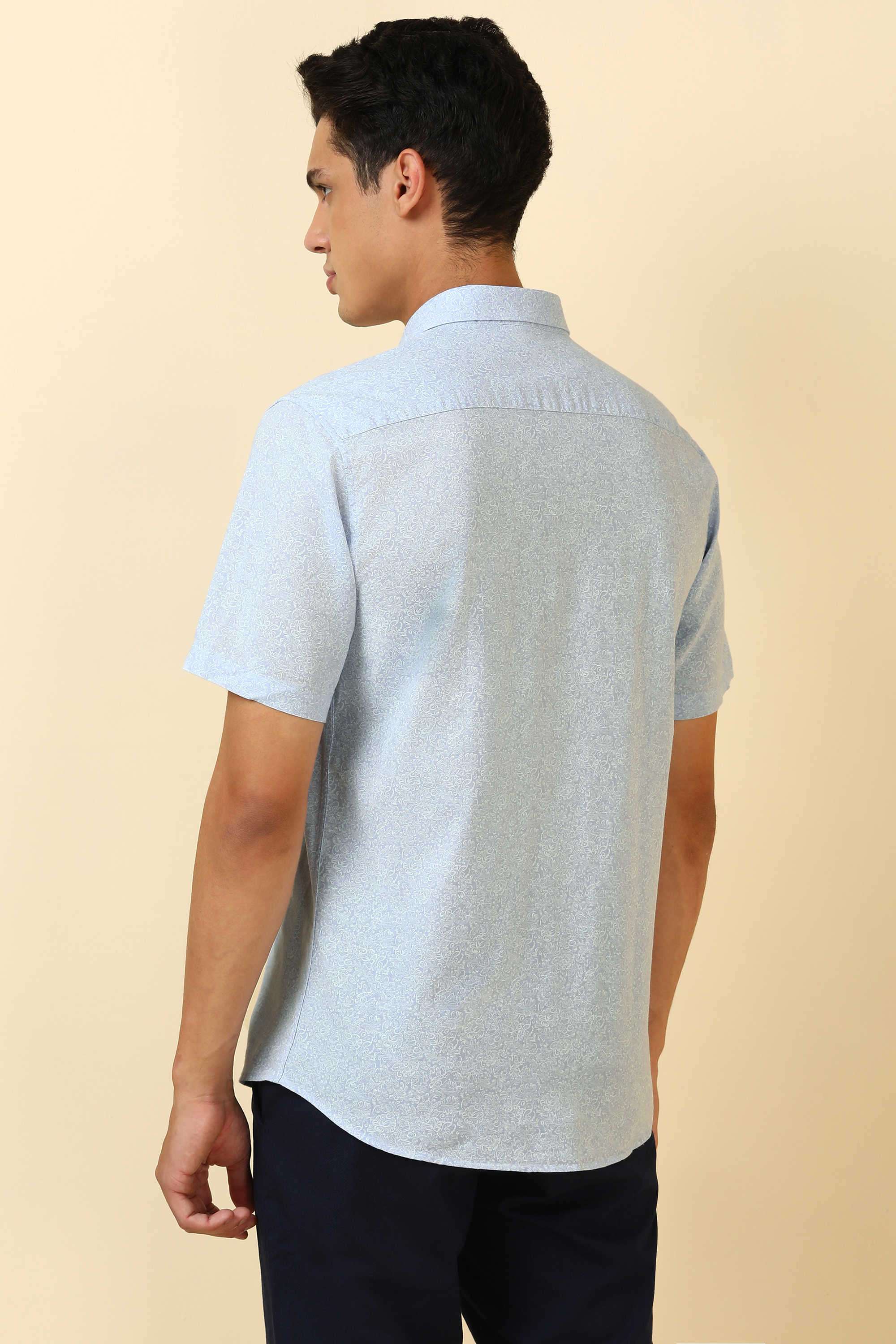 Printed-Cotton-Linen-Blend-Regular-Fit-Men-s-Formal-Shirt