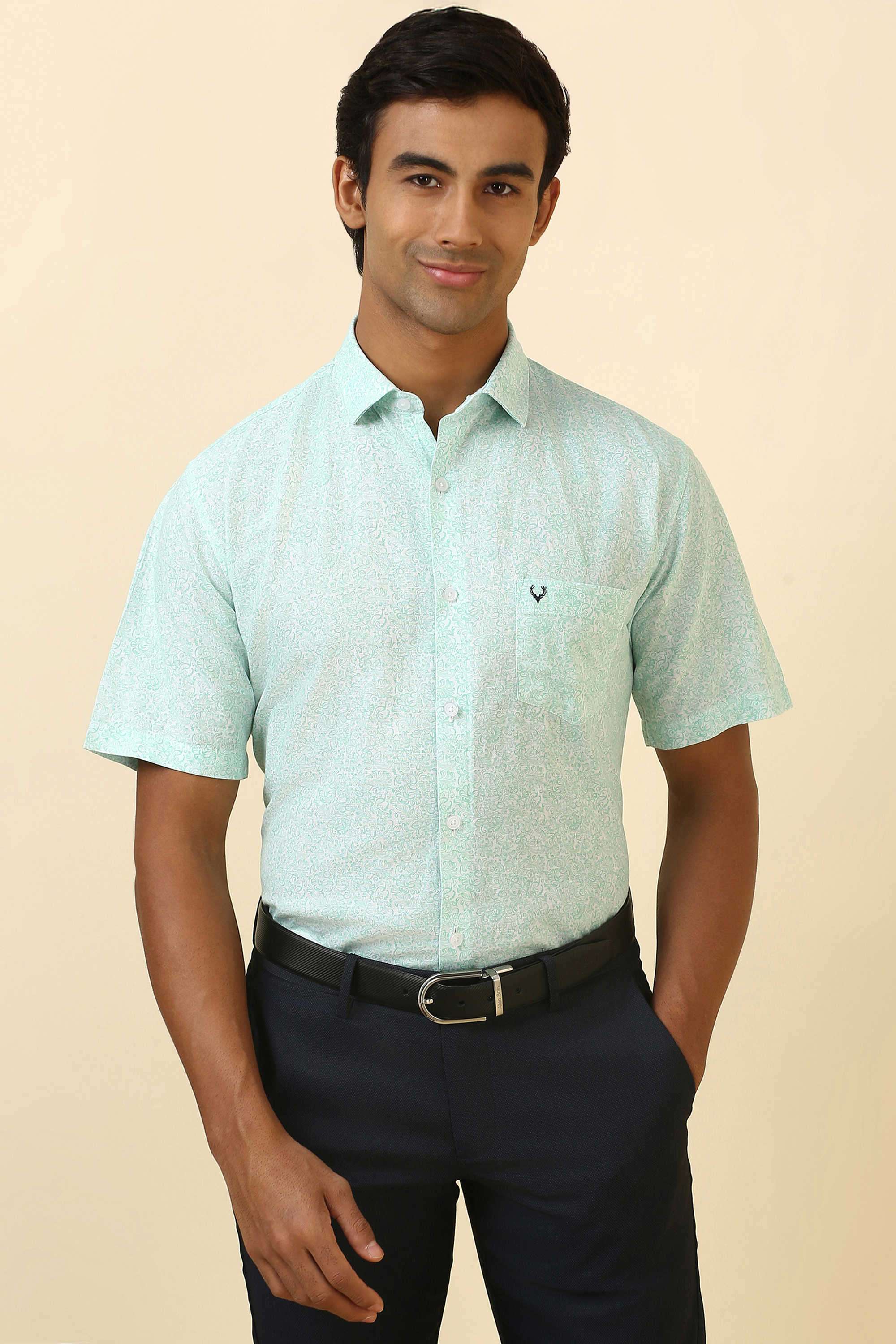 Printed-Cotton-Linen-Blend-Regular-Fit-Men-s-Formal-Shirt