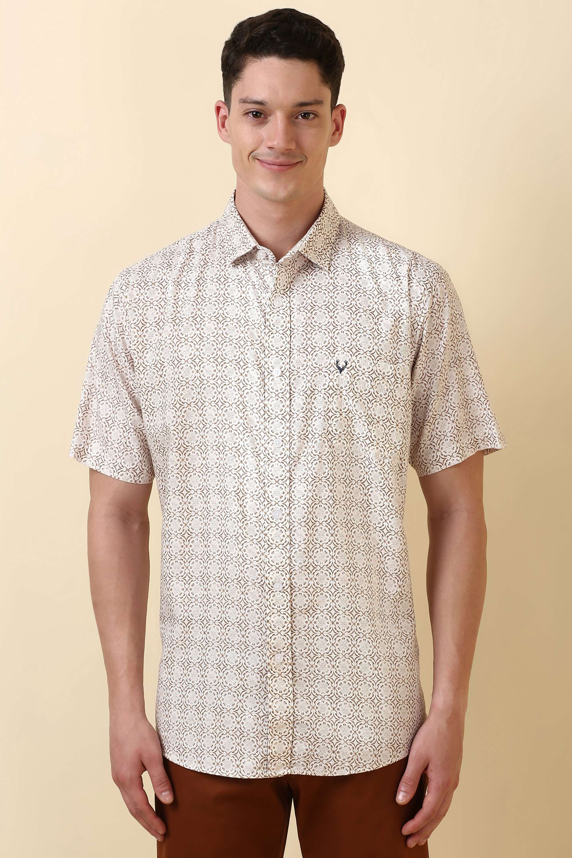 Printed-Cotton-Blend-Regular-Fit-Men-s-Formal-Shirt