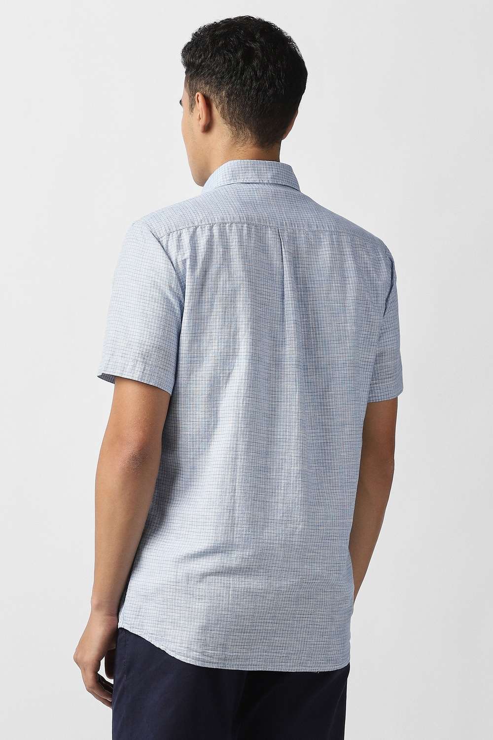 Stripes-Cotton-Blend-Slim-Fit-Men-s-Casual-Shirt