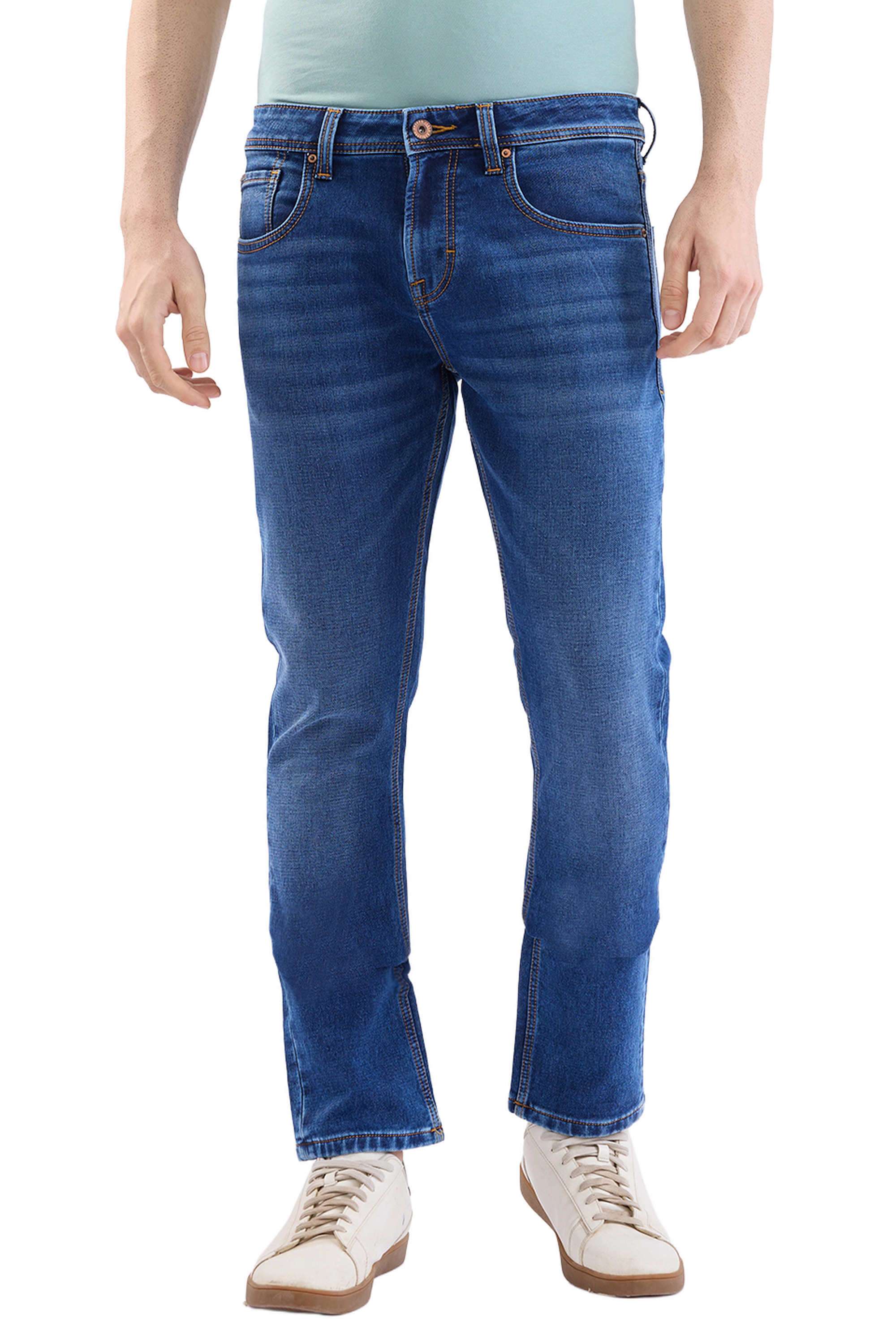 Light-Wash-Cotton-Slim-Fit-Men-s-Jeans