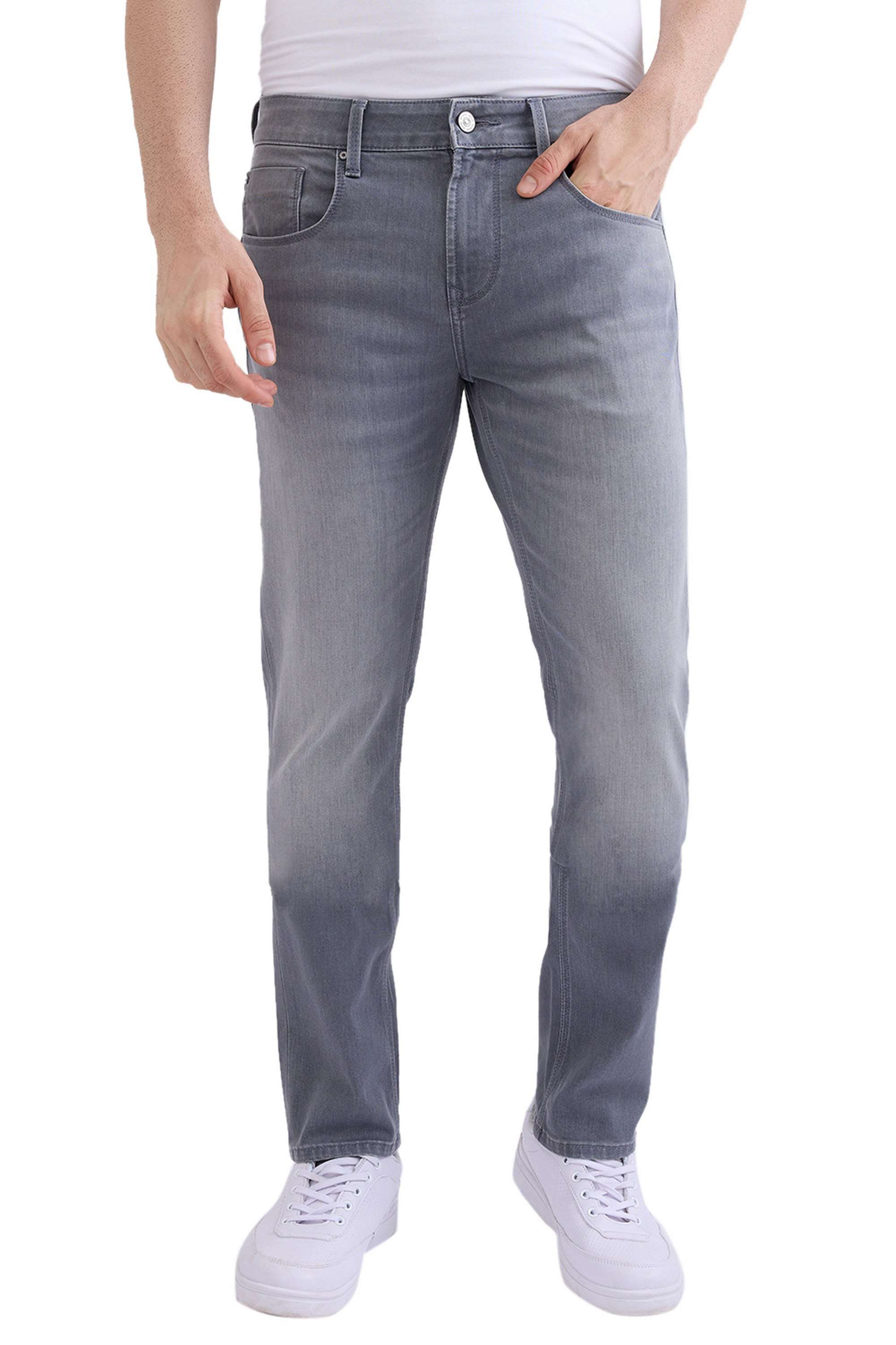 Light-Wash-Cotton-Slim-Fit-Men-s-Jeans