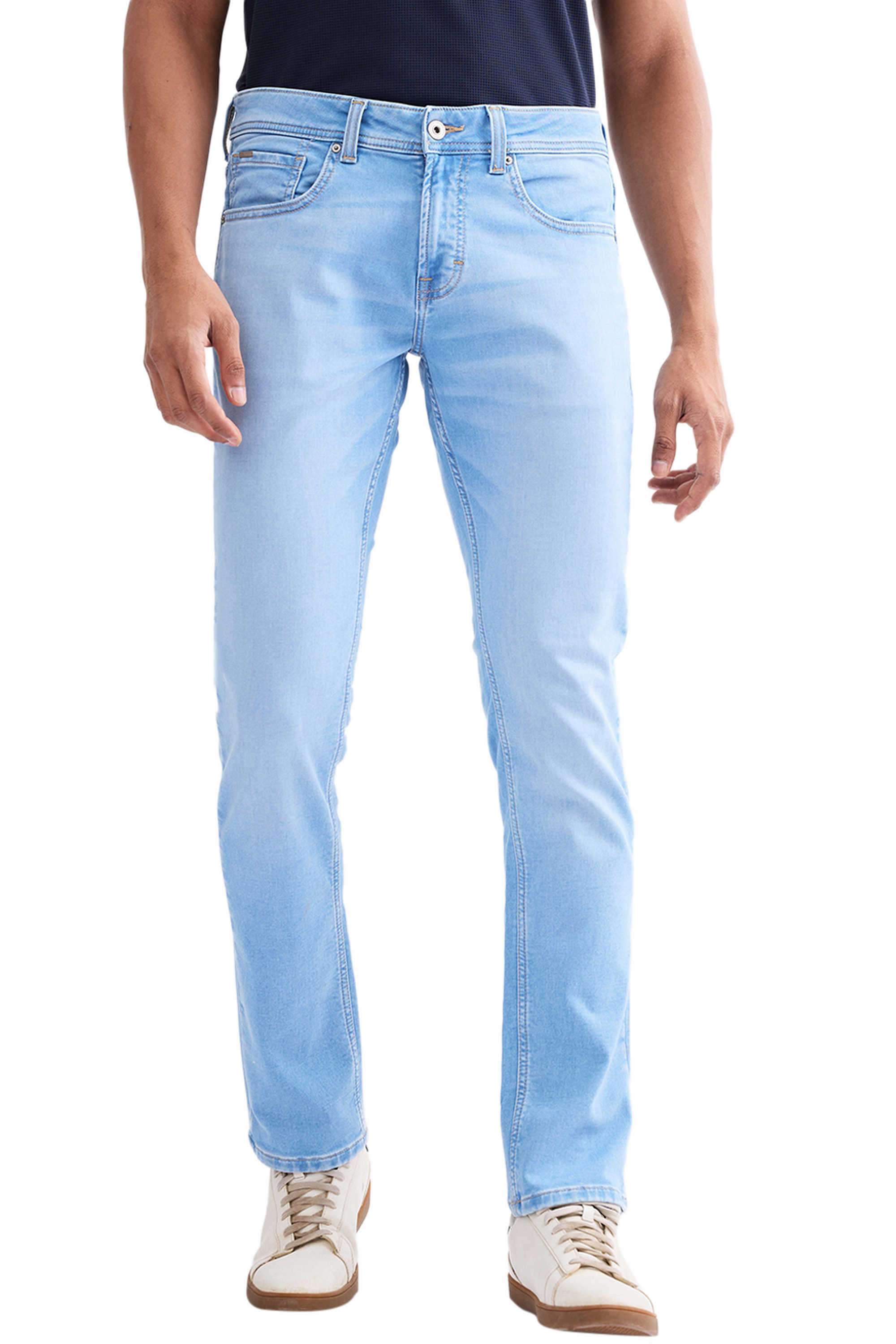Solid-Cotton-Skinny-Men-s-Jeans
