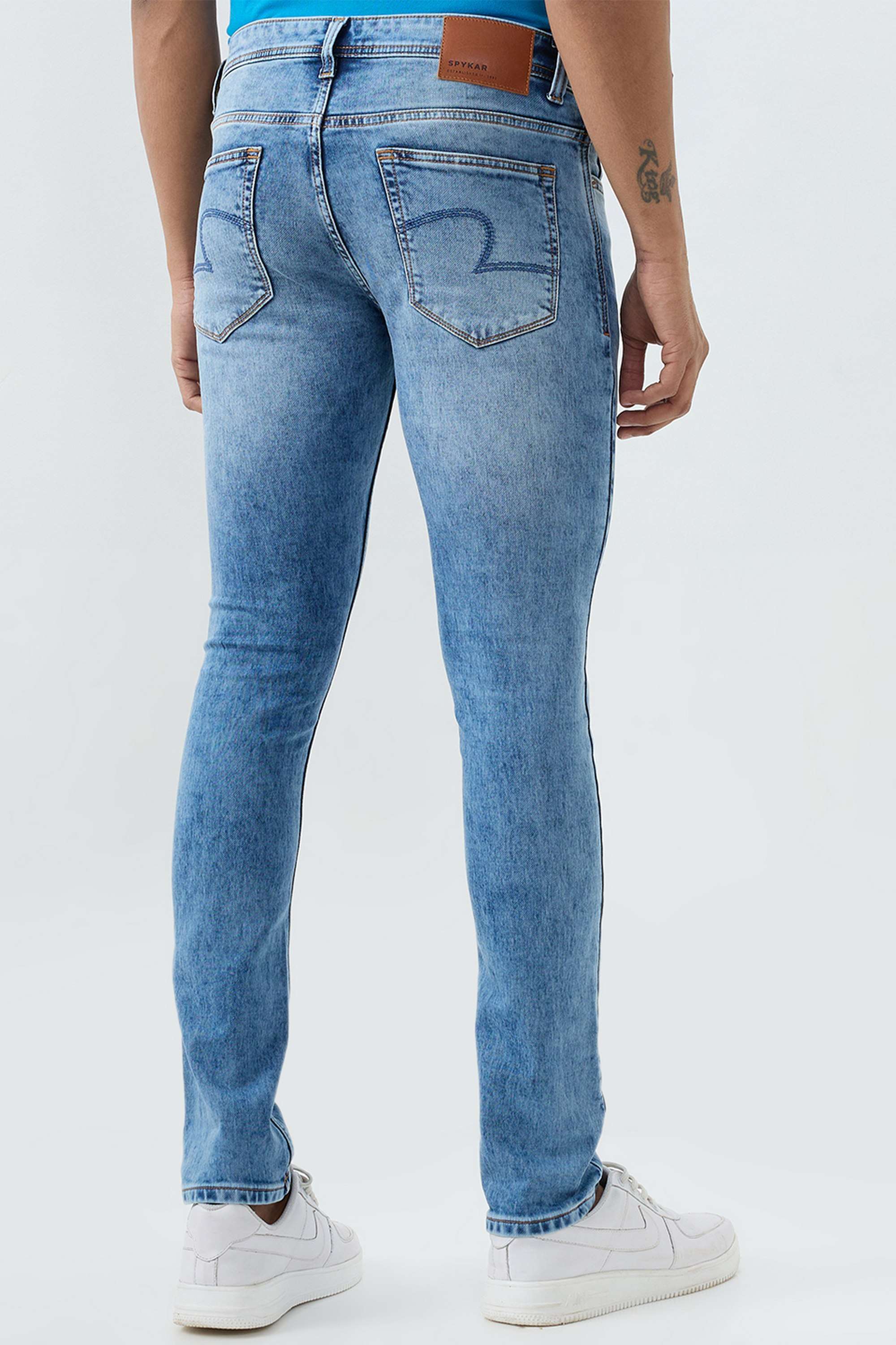 Solid-Cotton-Stretch-Slim-Fit-Men-s-Jeans