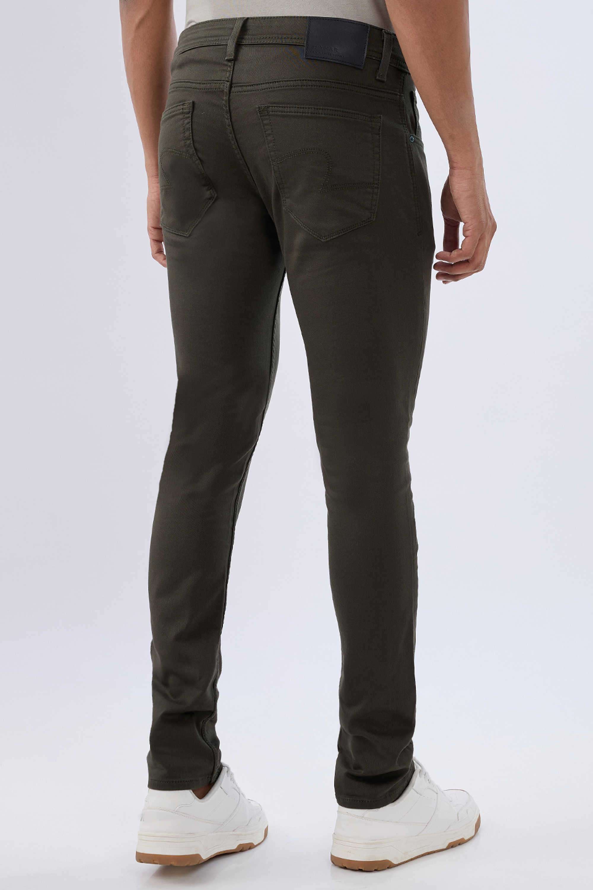 Solid-Cotton-Skinny-Men-s-Jeans